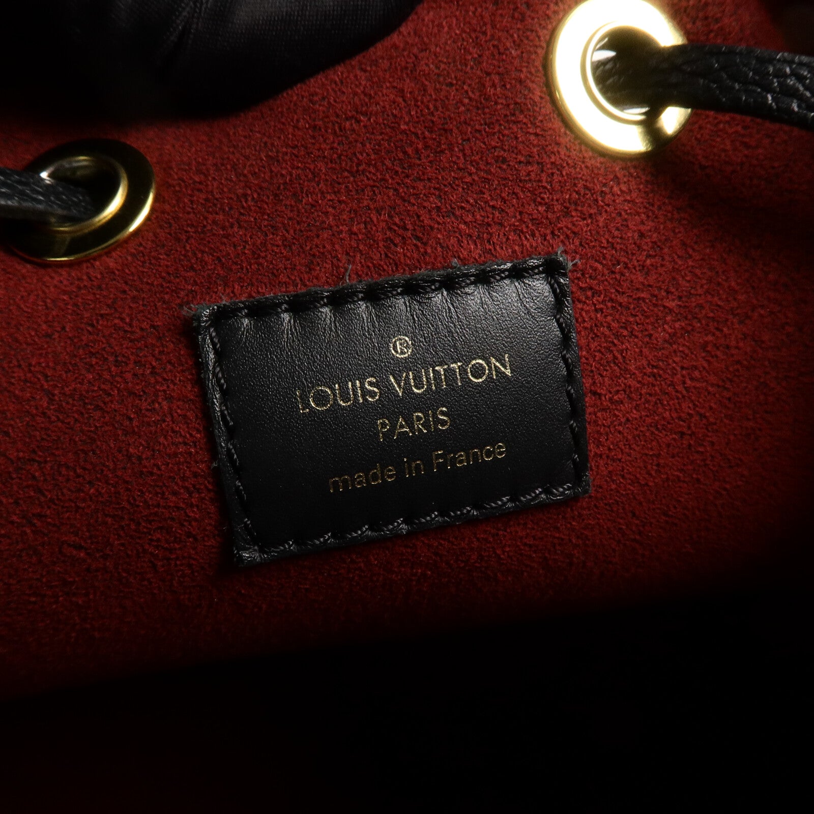 LOUIS VUITTON Monogram Empreinte Bicolor Neo Noe MM金扣手挽肩背兩用袋