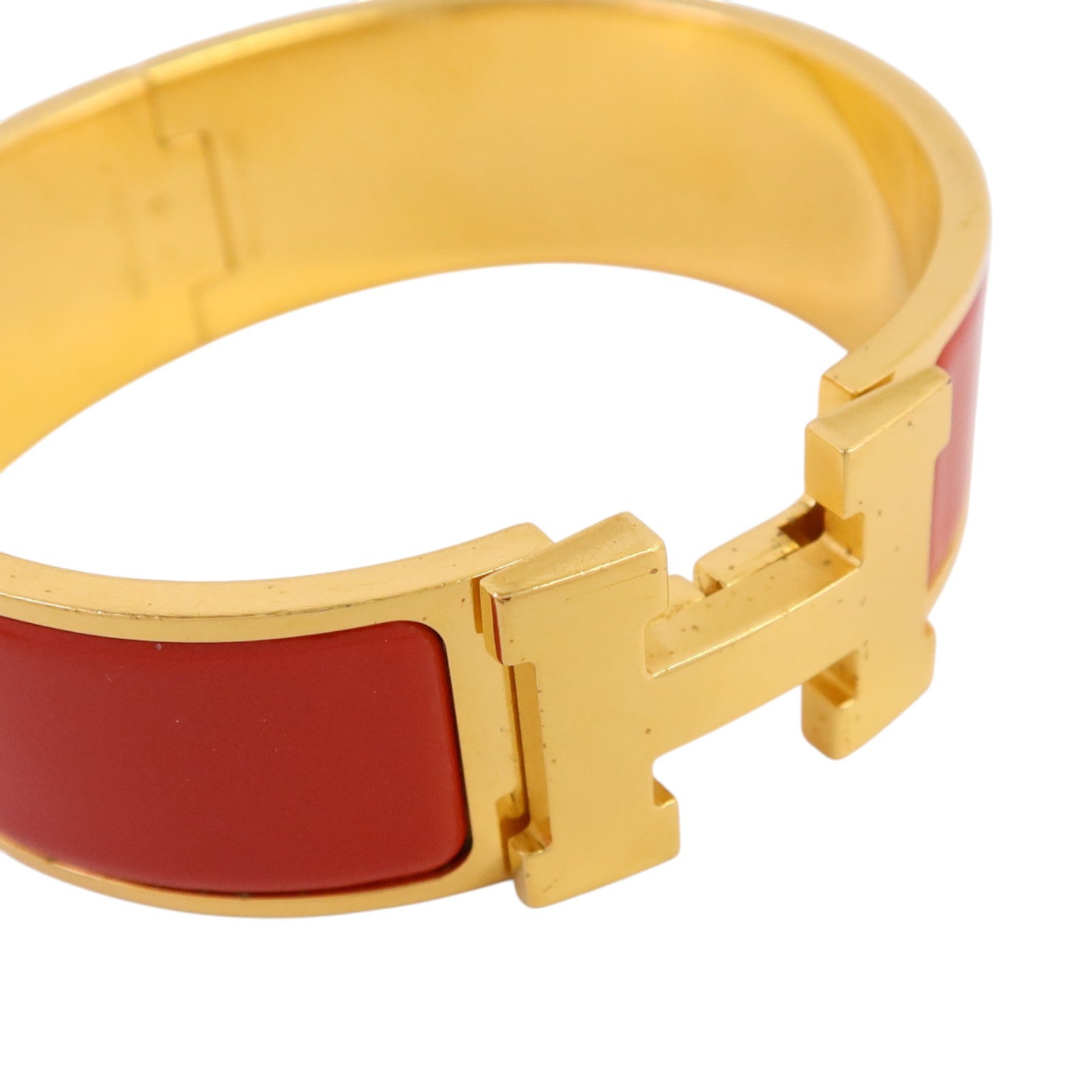 HERMES 【激減優惠】金屬/琺瑯Clic-Clac H Bracelet金扣手鏈