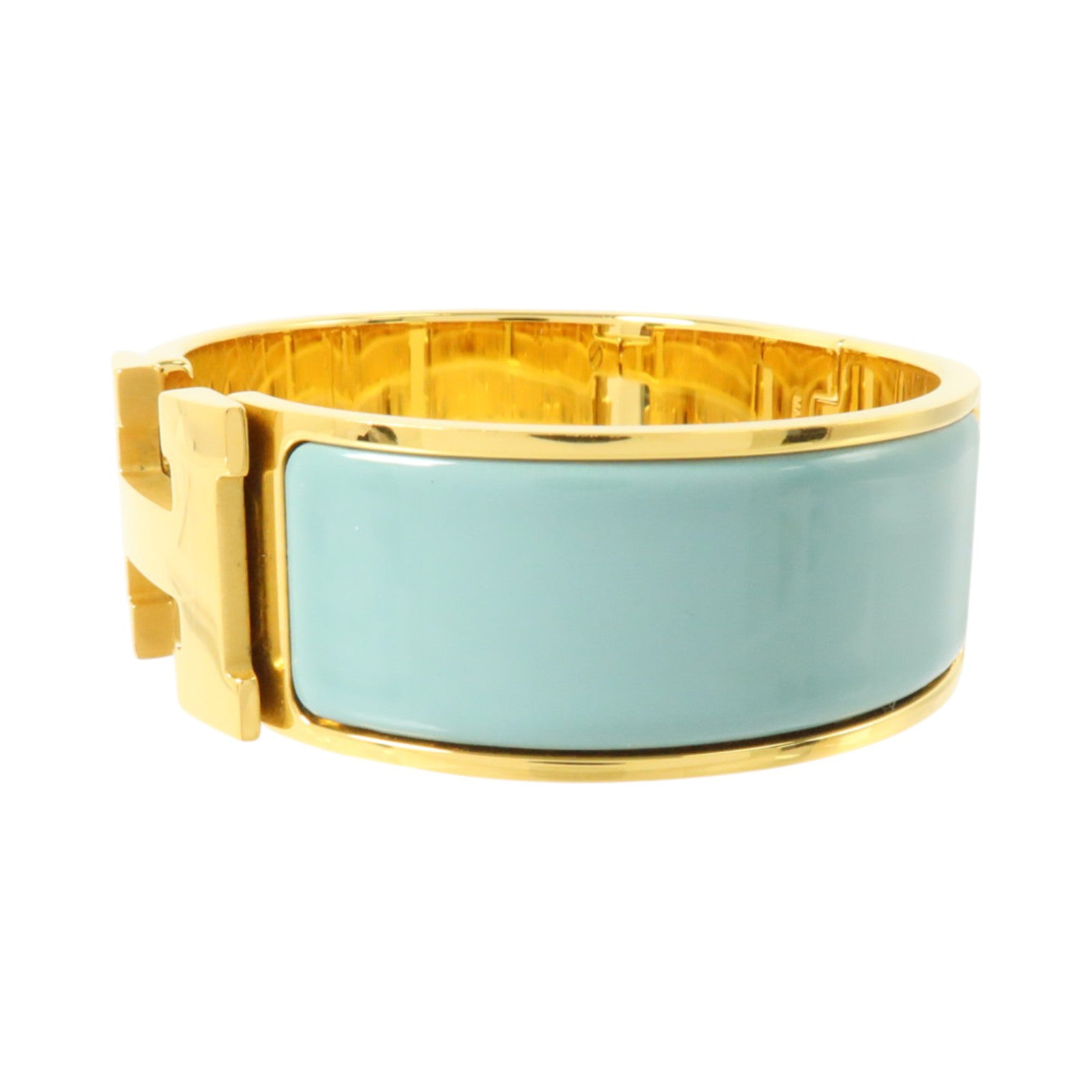 HERMES 金屬/琺瑯Clic Clac H Bracelet金扣手鏈