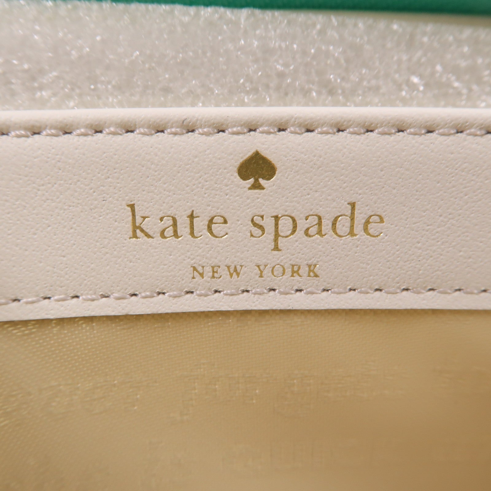 Kate Spade GHW Long Wallet Calfskin Leather Blue
