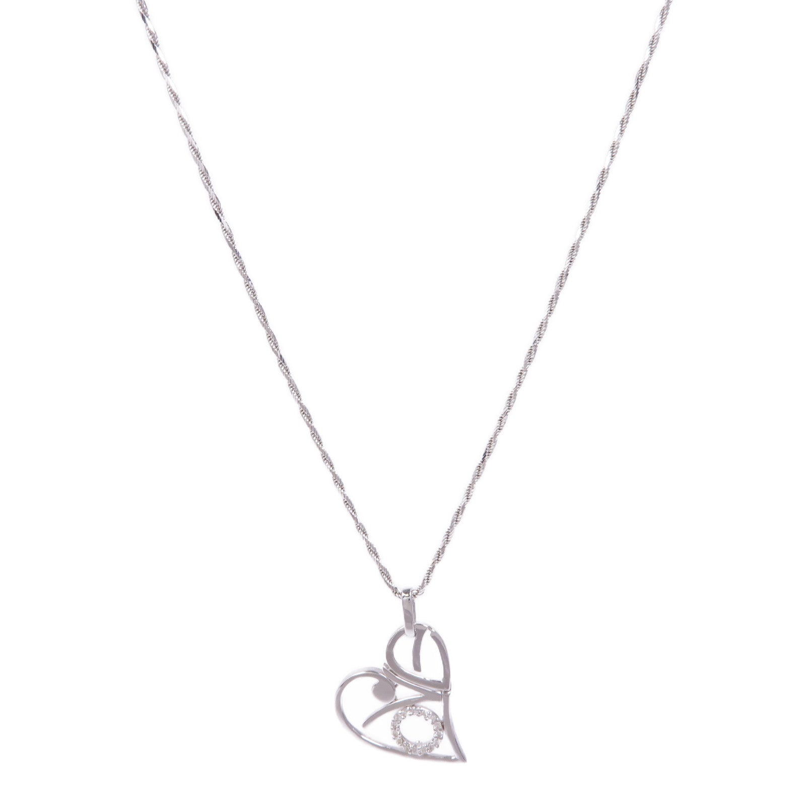 JEWELRY Diamond Necklace Accessories 18K White Gold