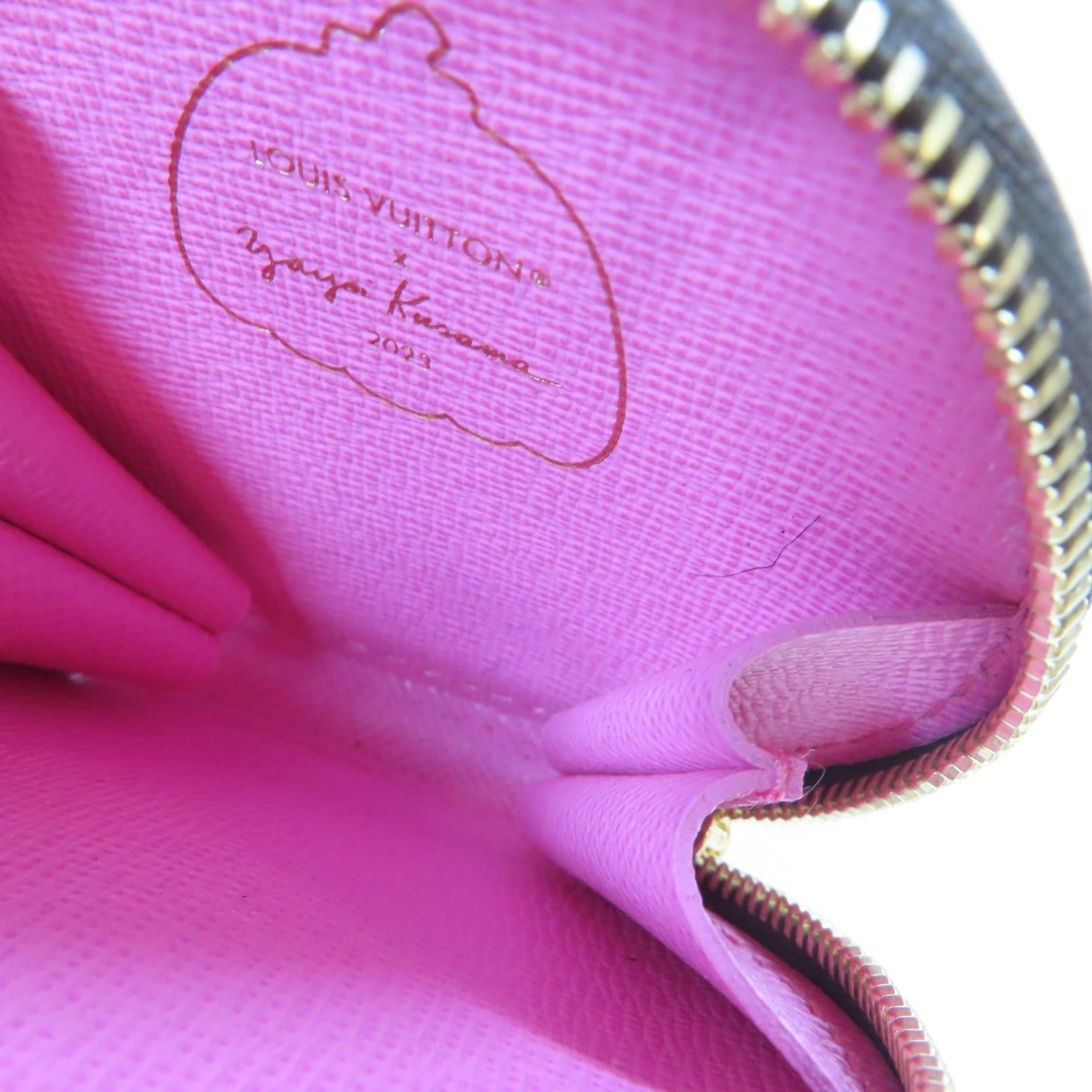 LOUIS VUITTON Monogram LV X YK On The Go PM金扣手挽肩背兩用袋啡色
