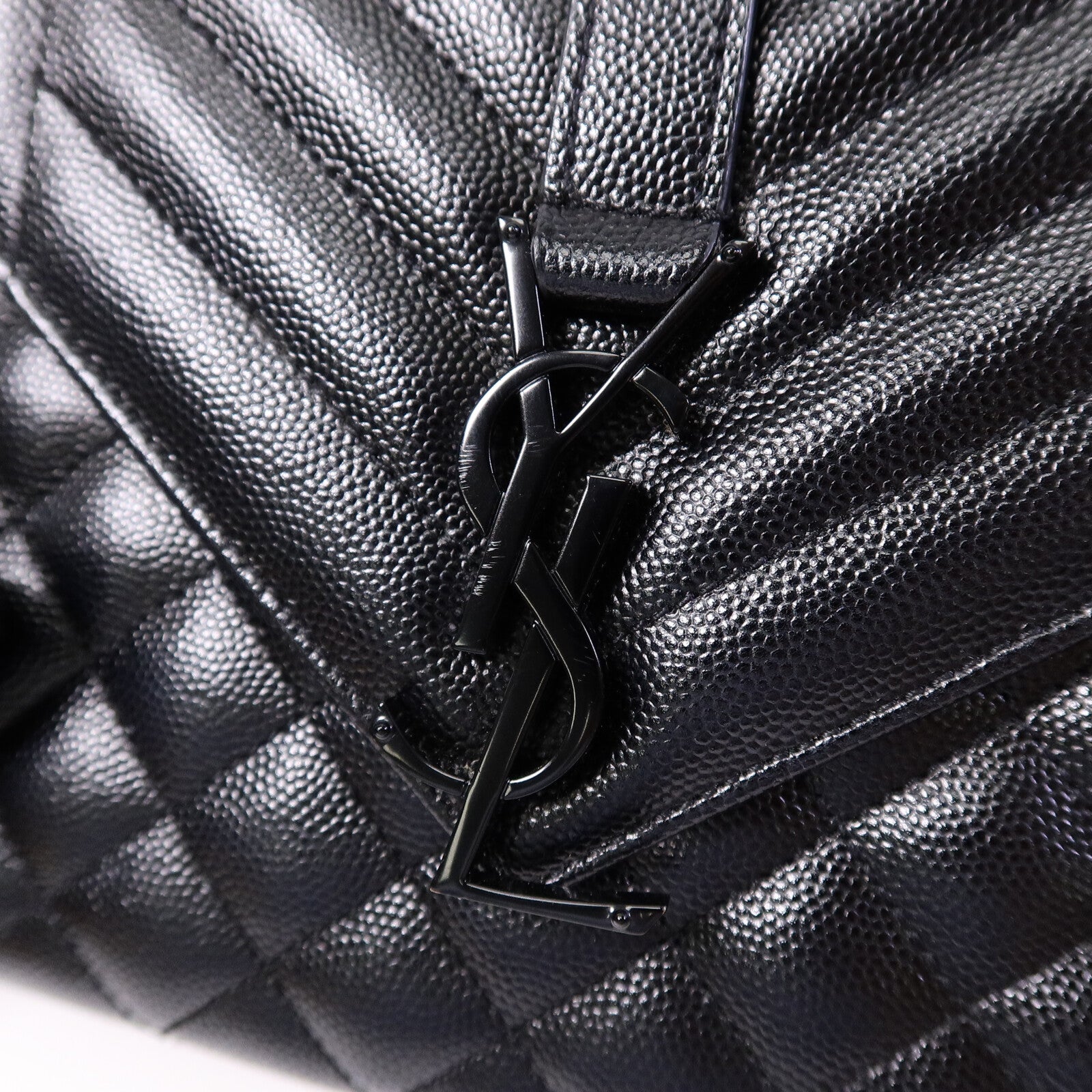 SAINT LAURENT 牛皮皮革Envelope鏈帶手挽肩背兩用袋