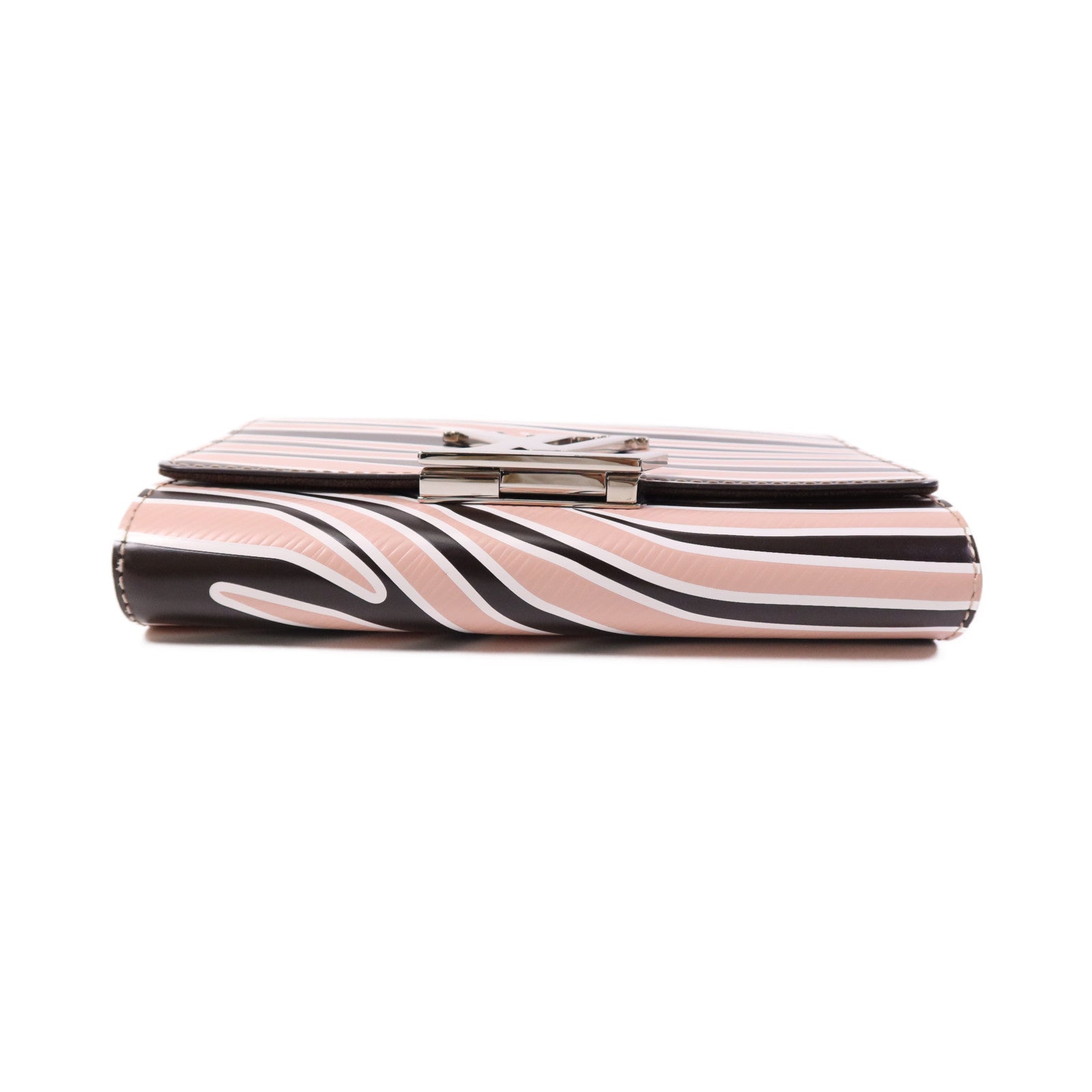 LOUIS VUITTON Epi Zebra Print Bag銀扣鏈帶肩背袋
