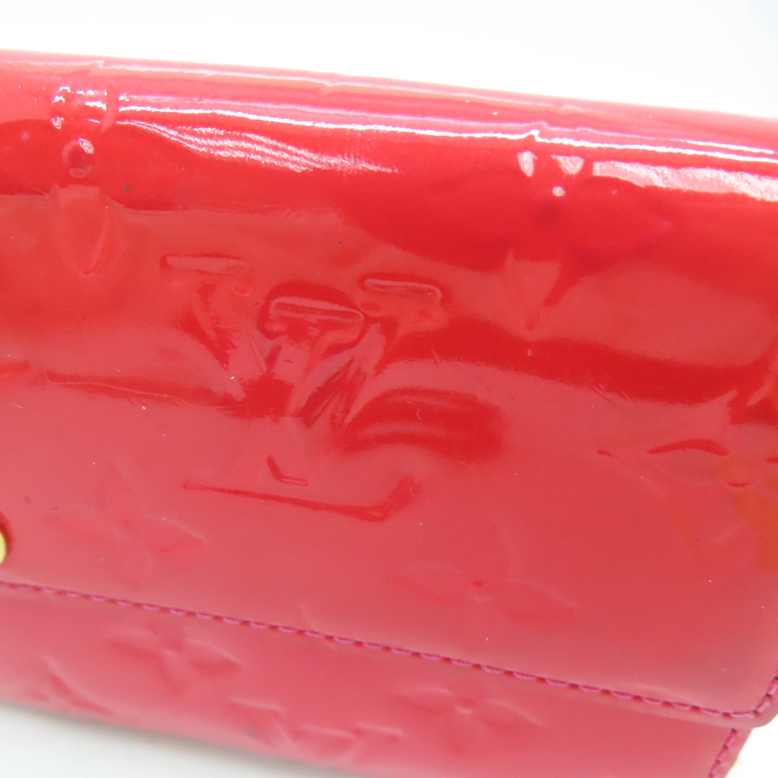 LOUIS VUITTON 【激減優惠】Venis Long Wallet金扣長錢包紅色