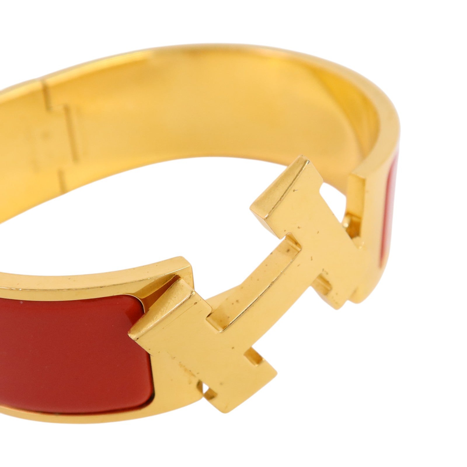 HERMES 【激減優惠】金屬/琺瑯Clic-Clac H Bracelet金扣手鏈