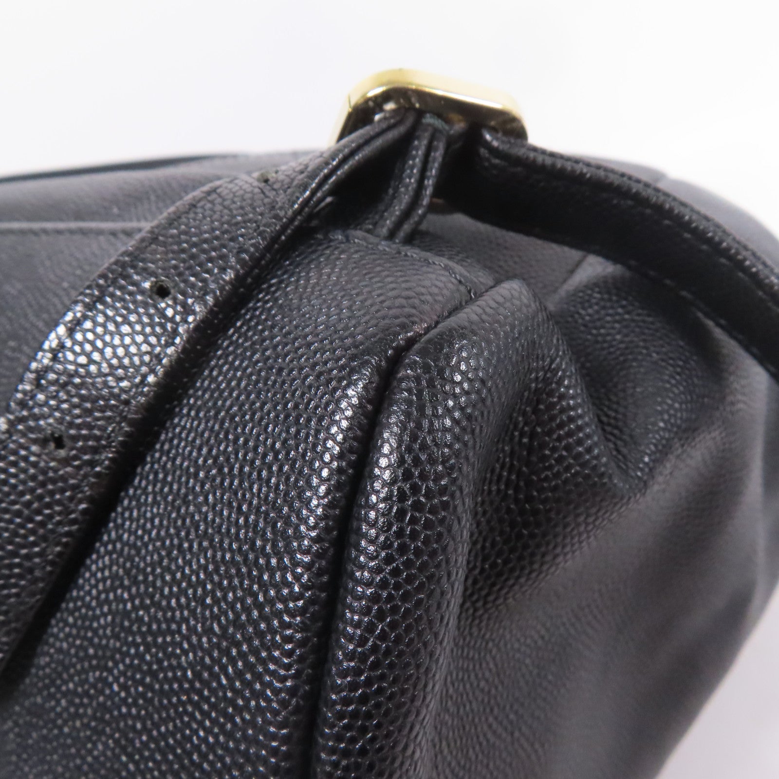 CHANEL 【激減優惠】牛皮皮革Backpack金扣背包