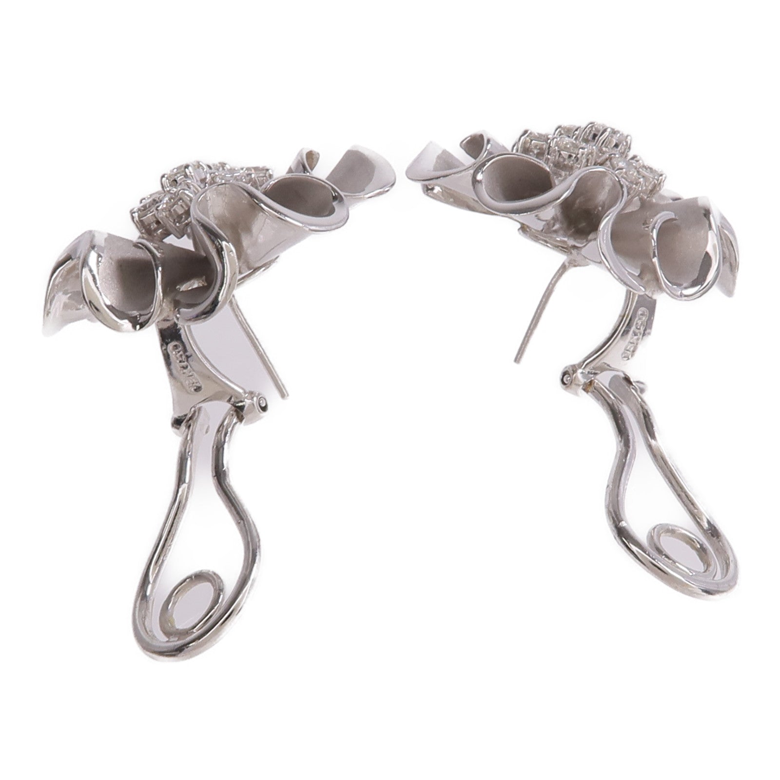 JEWELRY 18K白金Diamond Earrings鑽石耳環