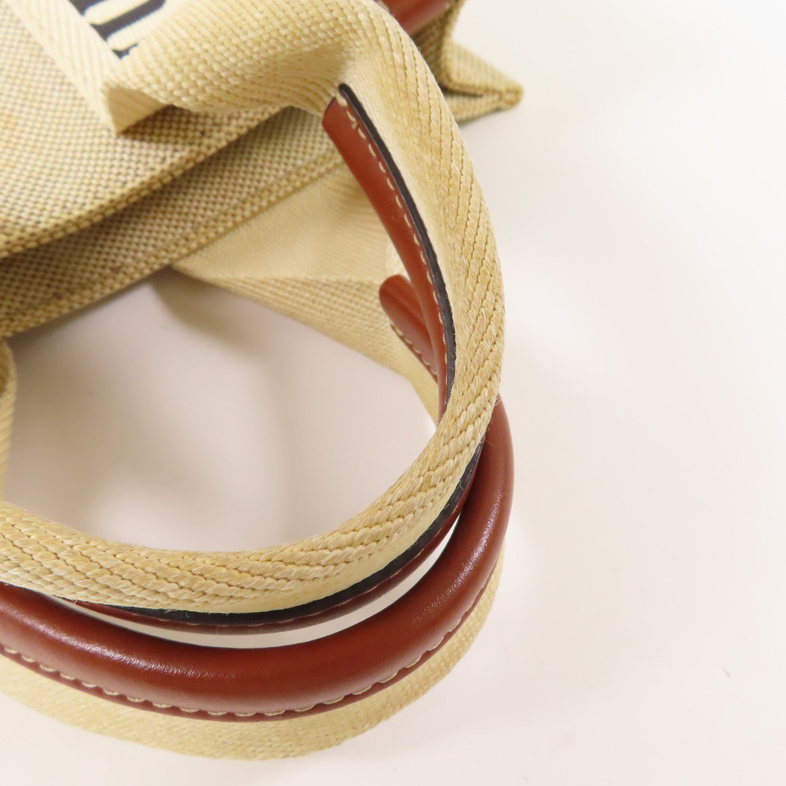 Chloe 帆布Mini Woody手挽袋