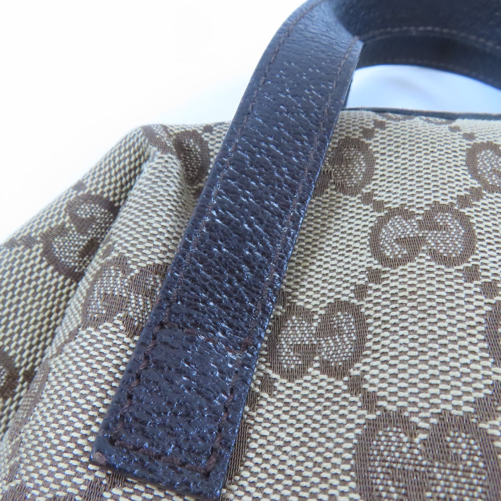 GUCCI 帆布Classic Tofu Mini Tote Bag手挽袋啡色
