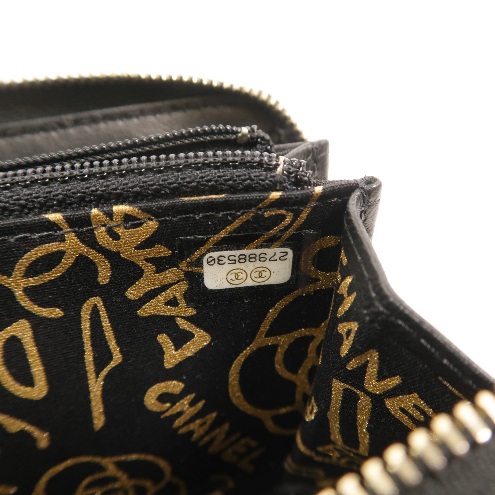 CHANEL 羊皮皮革Zipper Wallet長錢包