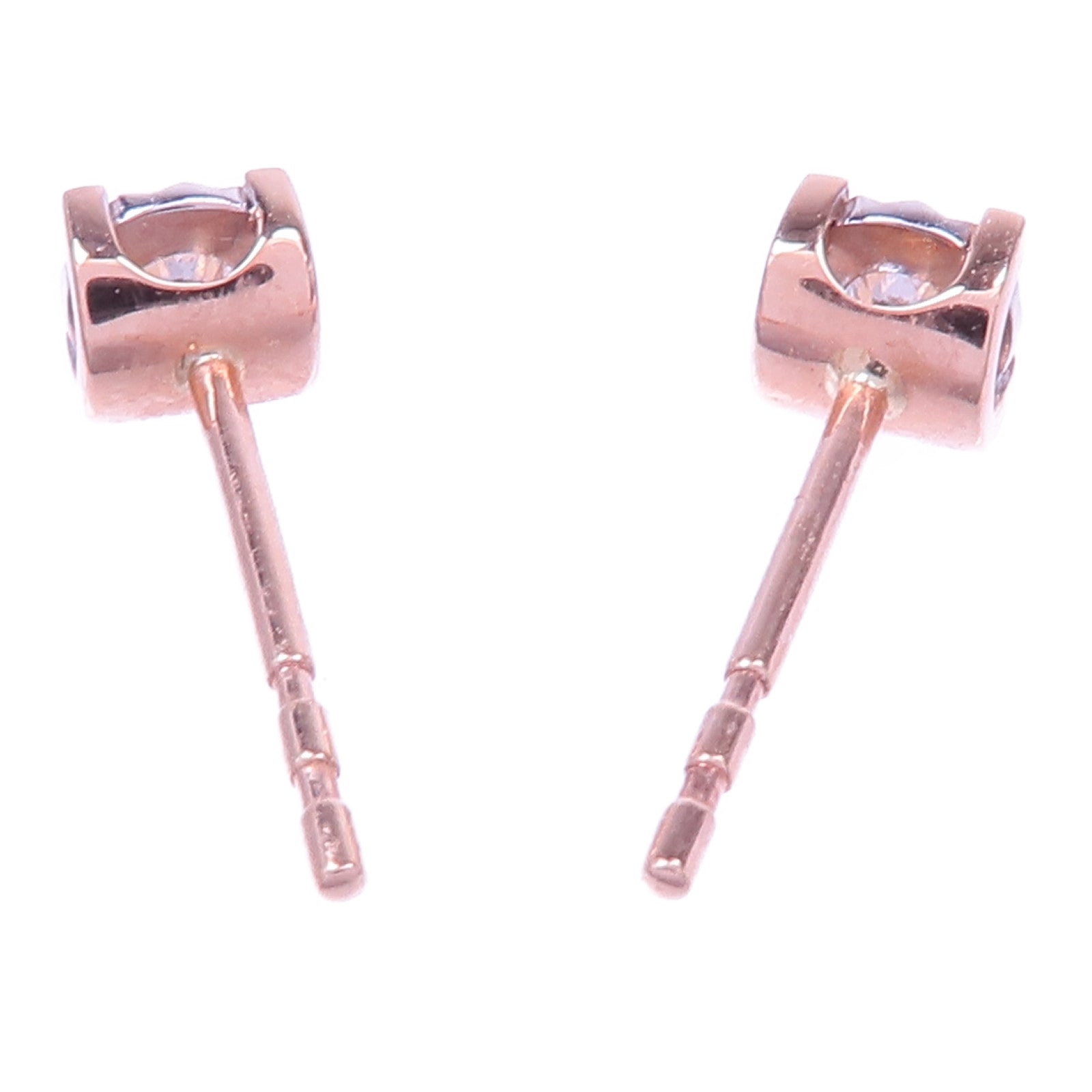 JEWELRY 18K玫瑰金/黃金Diamond Earrings鑽石耳環