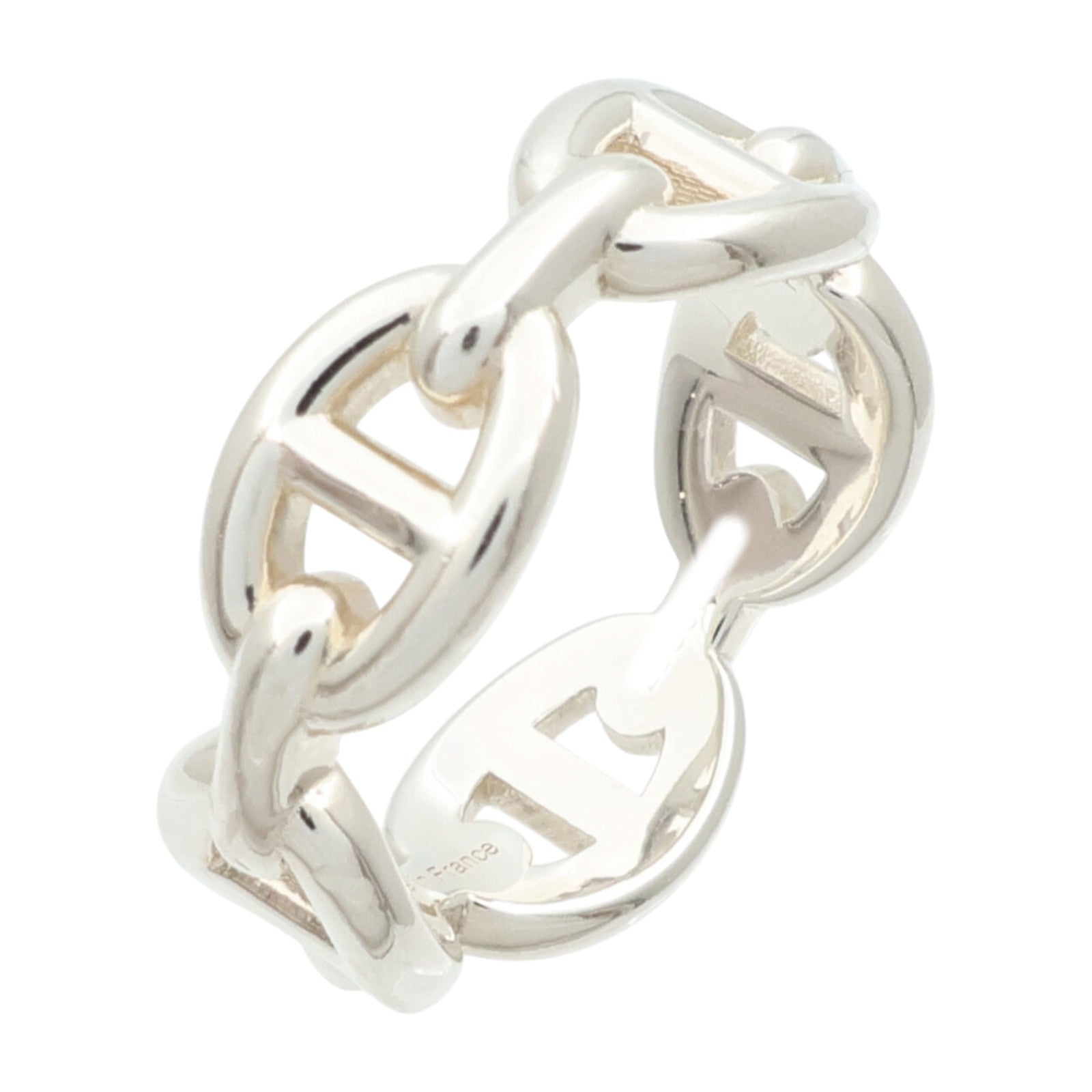 HERMES 925純銀Chaine D'Ancre Ring戒指