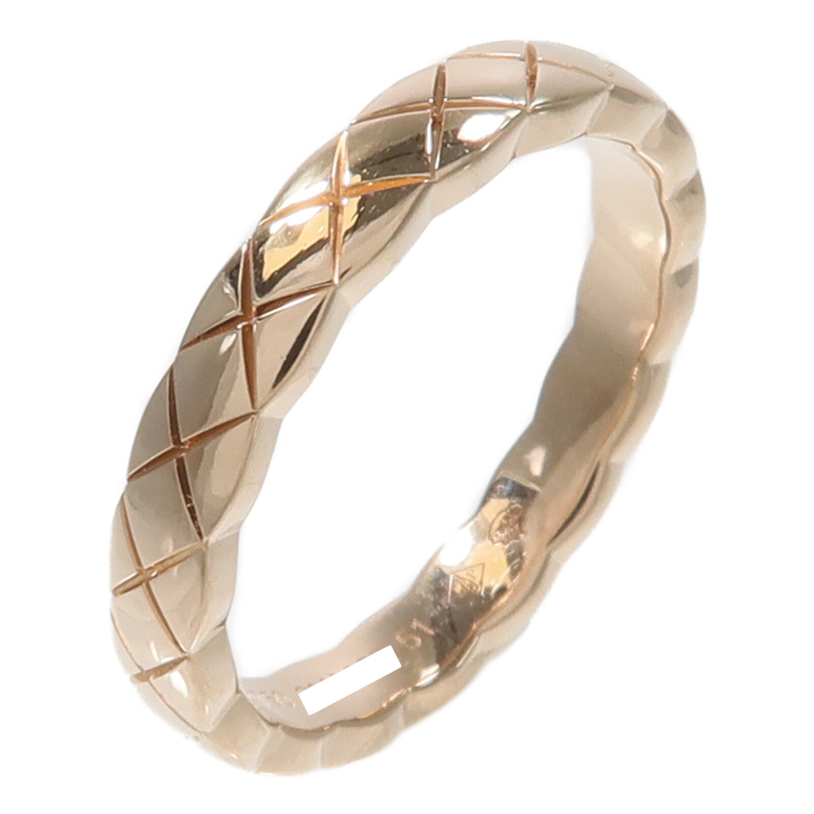CHANEL 18K玫瑰金Coco Crush Ring戒指