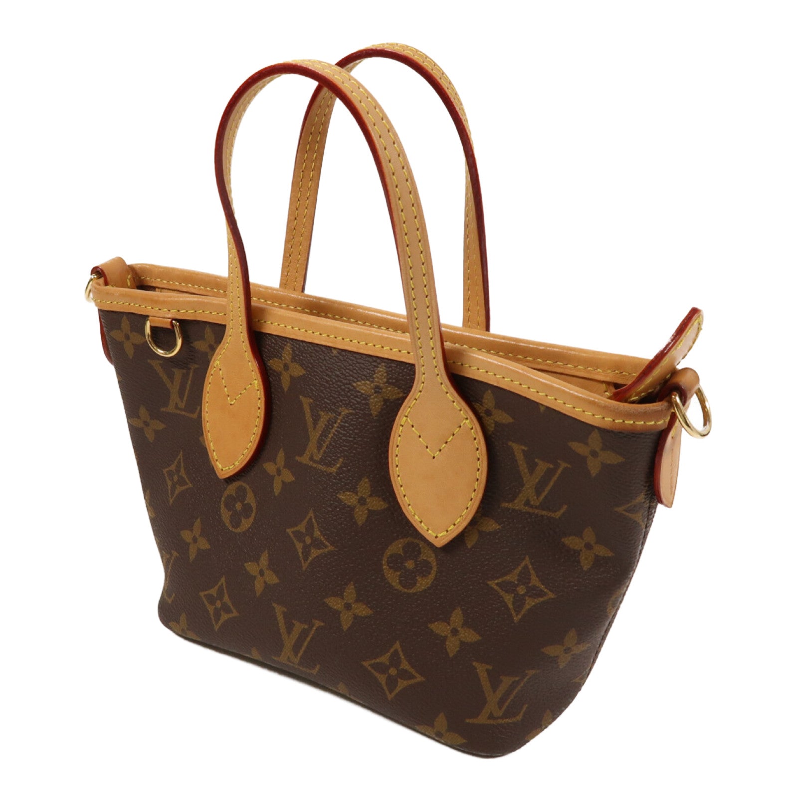 LOUIS VUITTON Monogram Neverfull BB金扣手挽肩背兩用袋