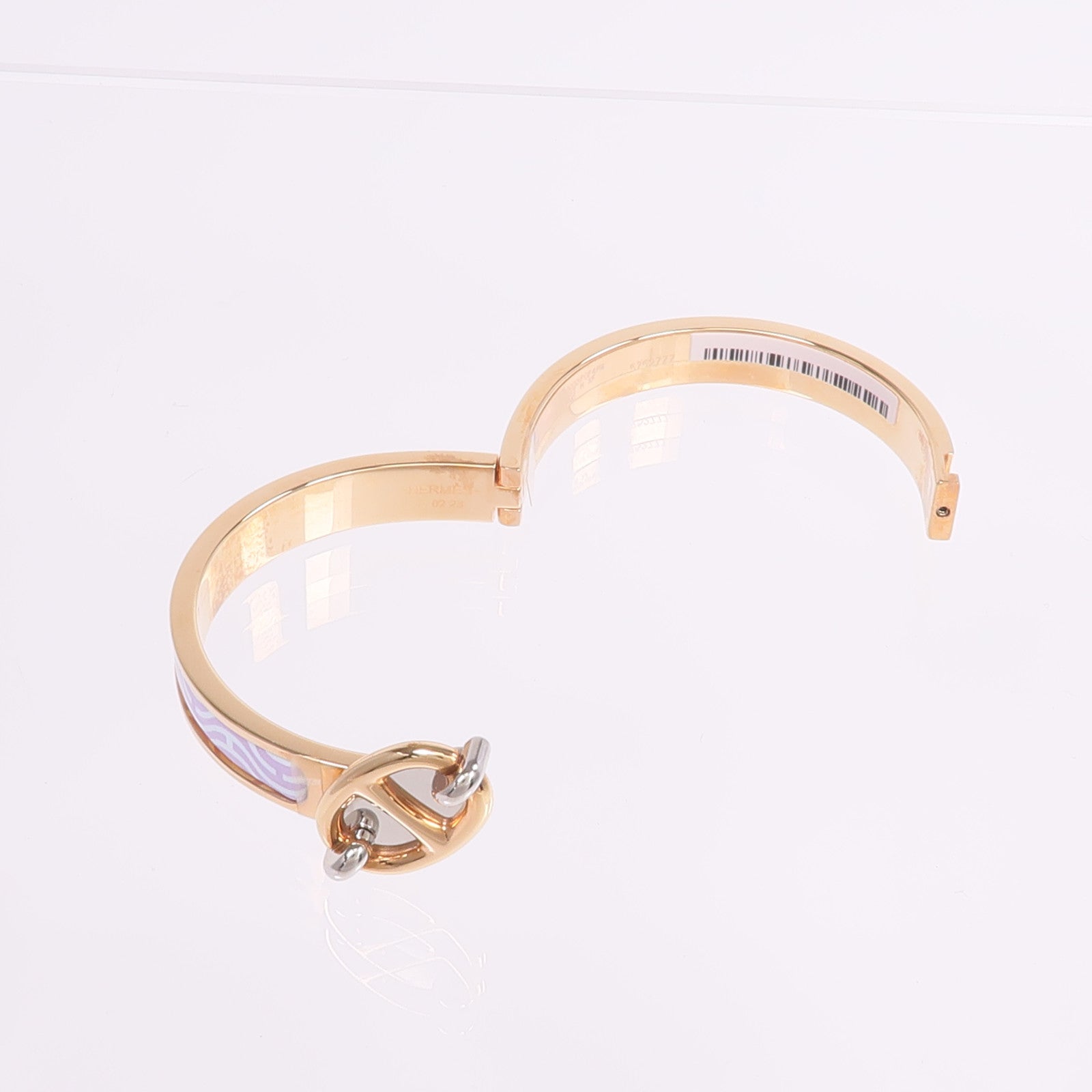 HERMES 金屬/琺瑯Mini Clic Chaine d'Ancre手鐲