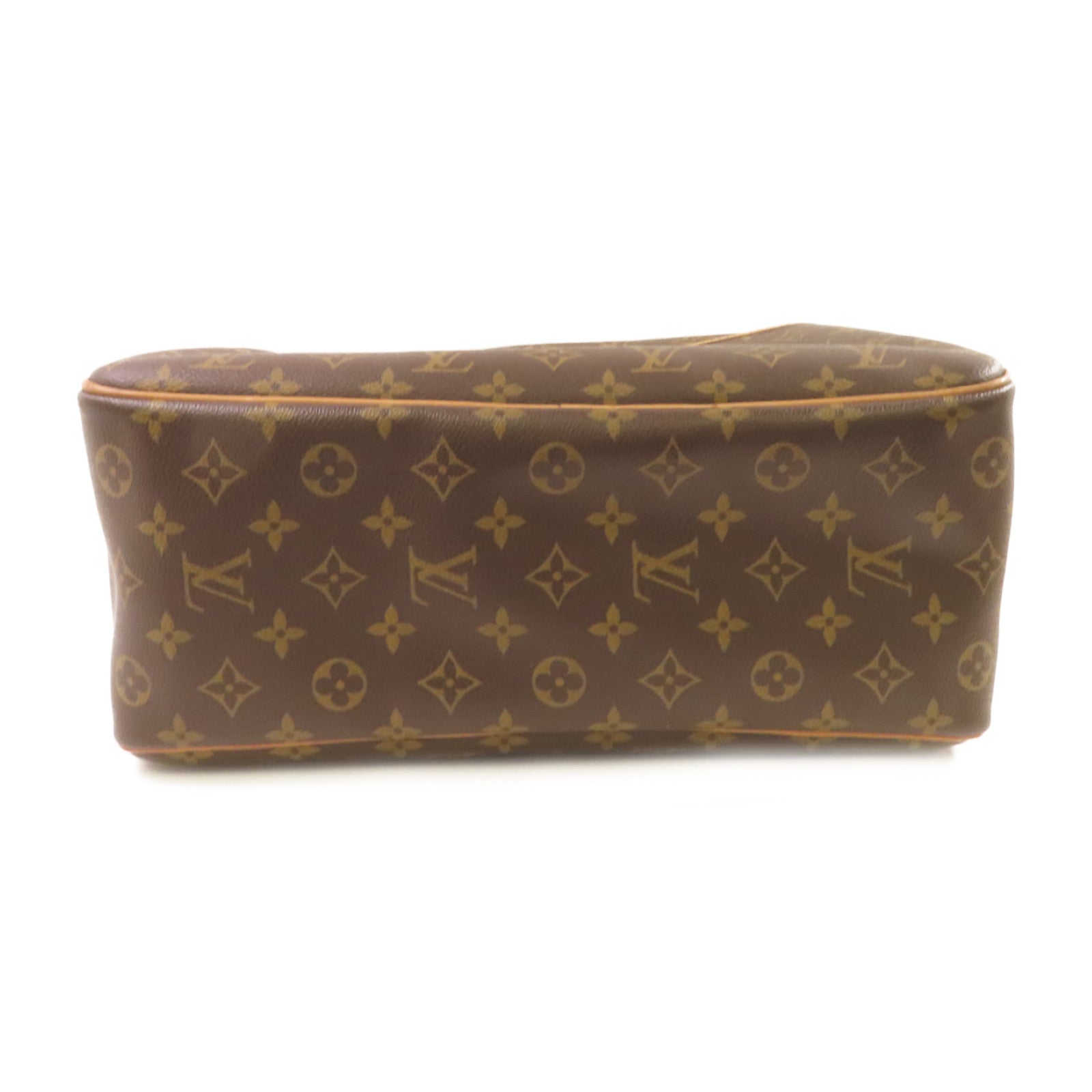LOUIS VUITTON 【激減優惠】Monogram Deauville Hand Bag金扣手挽袋啡色
