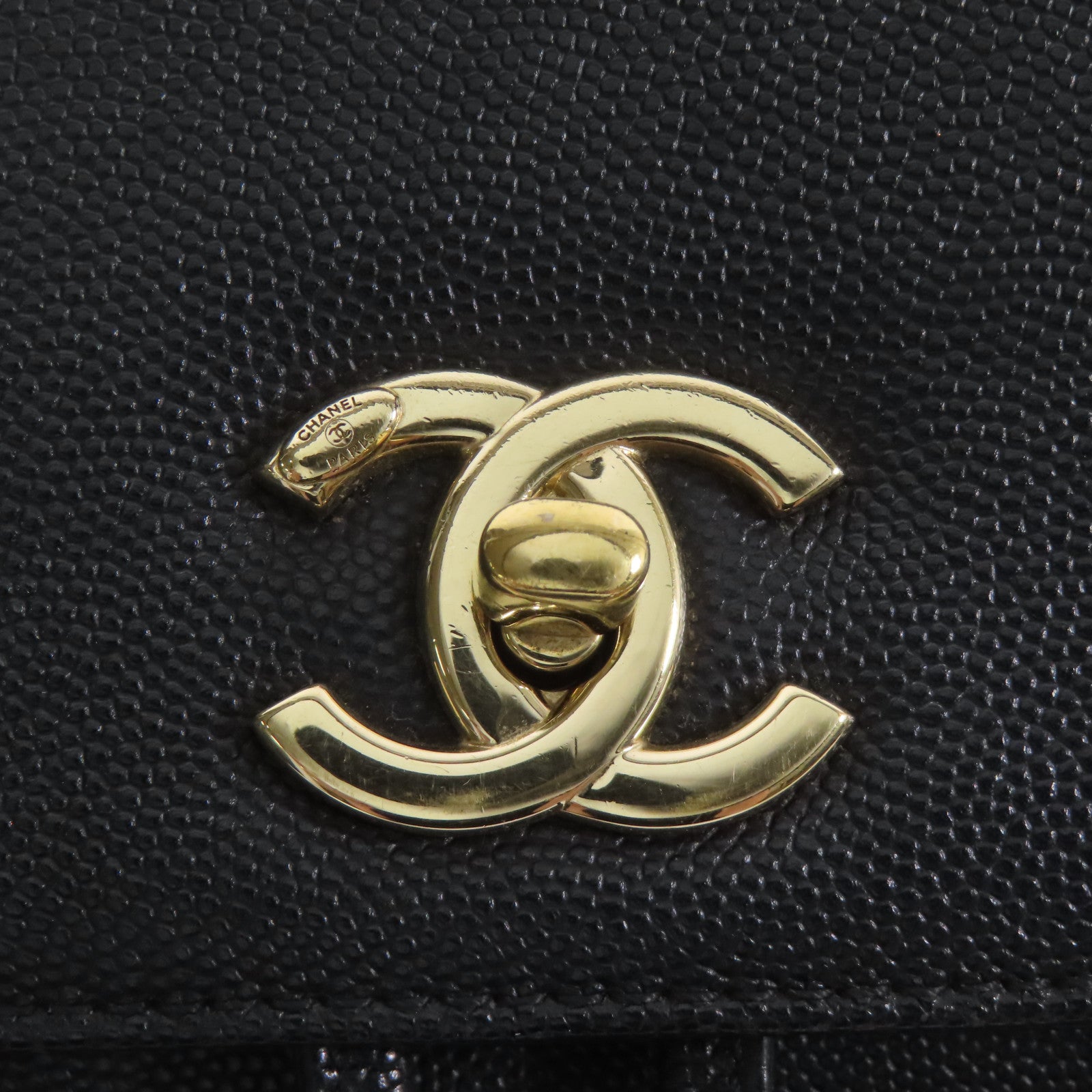 CHANEL 【激減優惠】牛皮皮革Backpack金扣背包