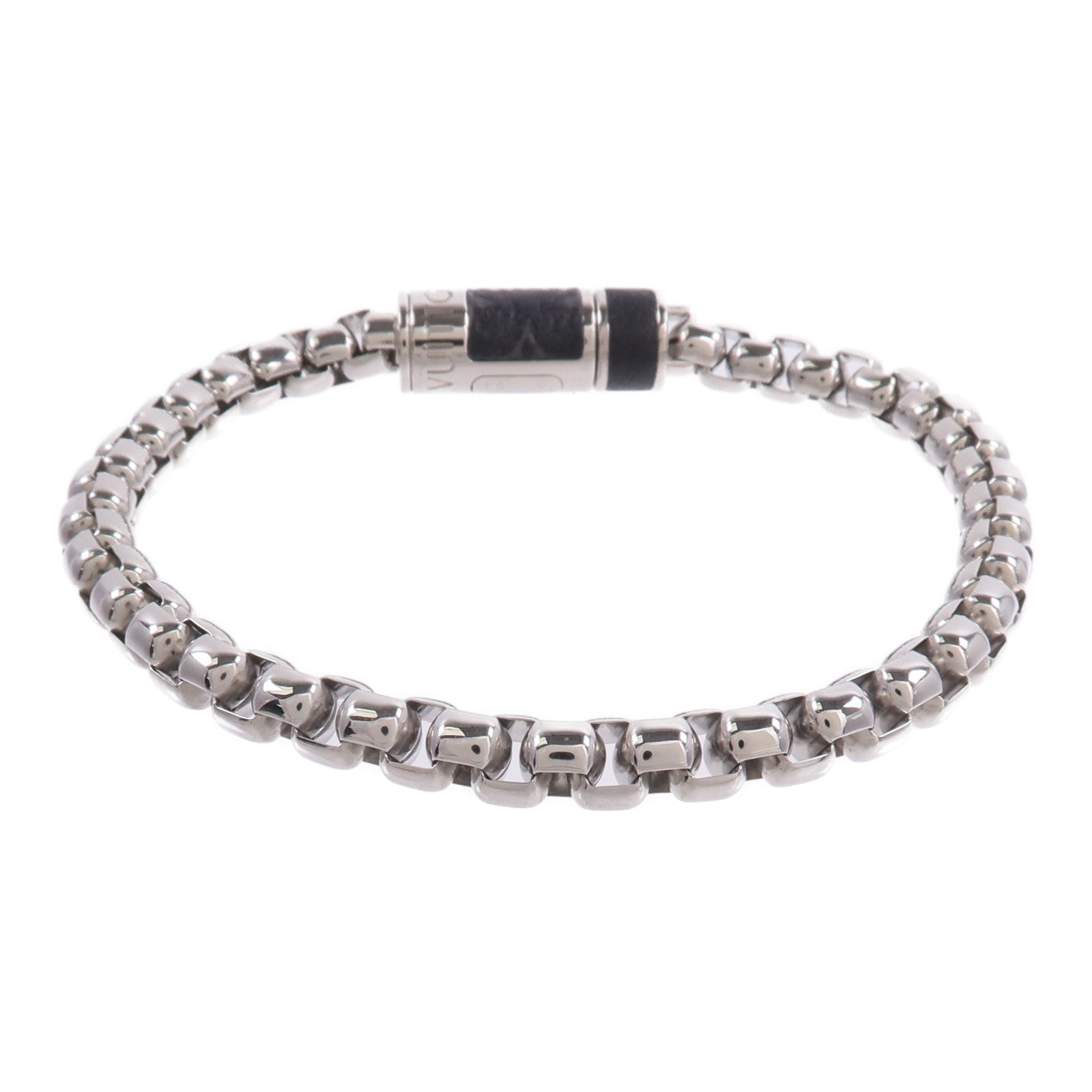 LOUIS VUITTON Monogram Eclipse Monogram Chain Bracelet手鏈