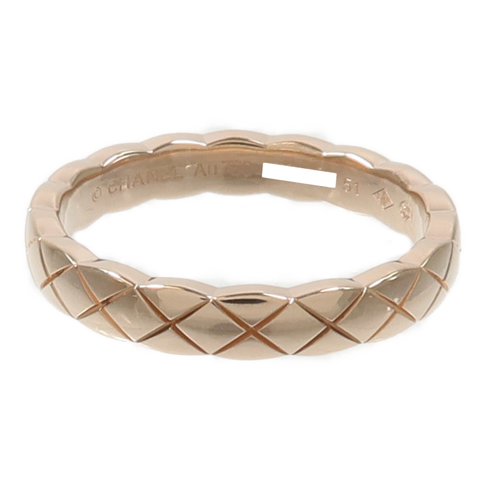 CHANEL 18K玫瑰金Coco Crush Ring戒指