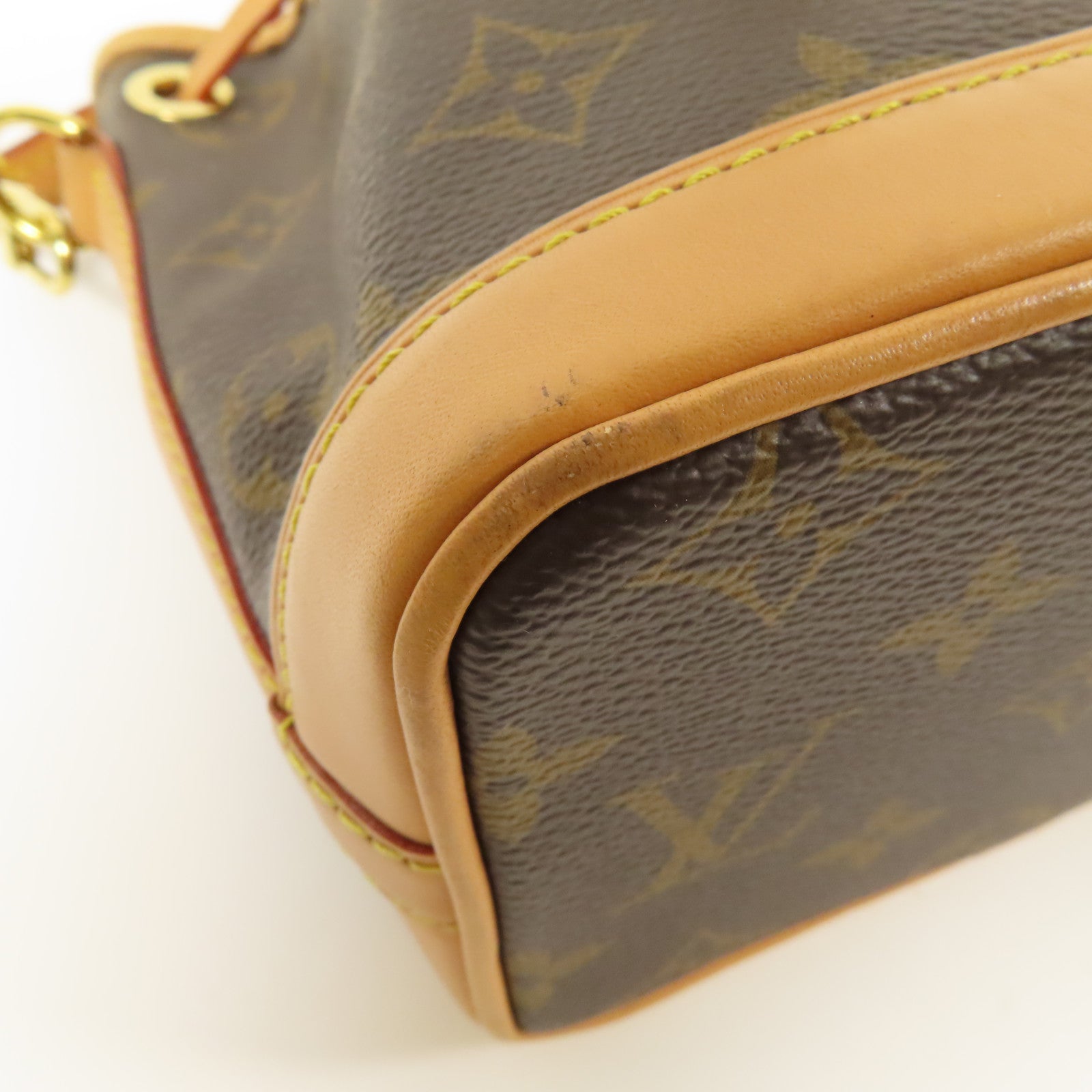 LOUIS VUITTON Monogram Nano Noe金扣手挽肩背兩用袋