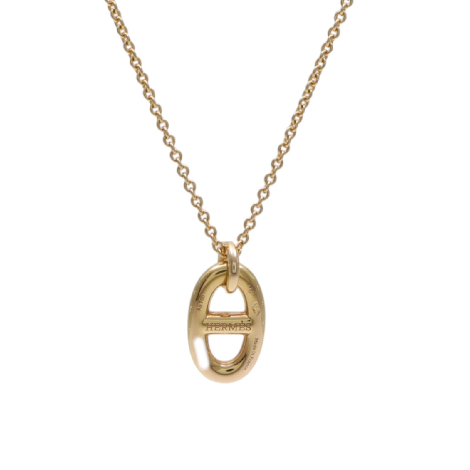 HERMES 18K玫瑰金Farandole Necklace項鍊