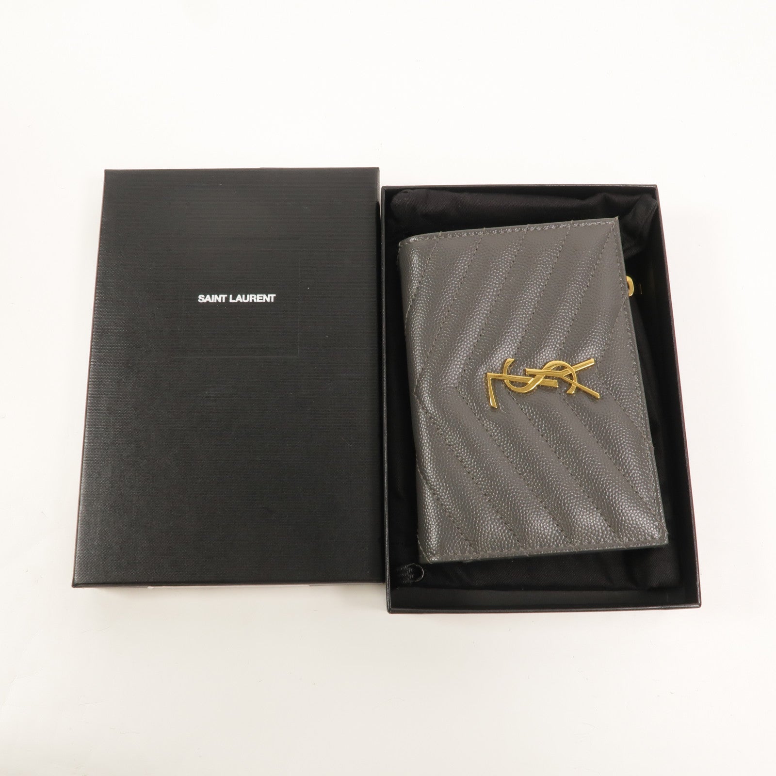 SAINT LAURENT 【激減優惠】牛皮皮革Wallet錢包