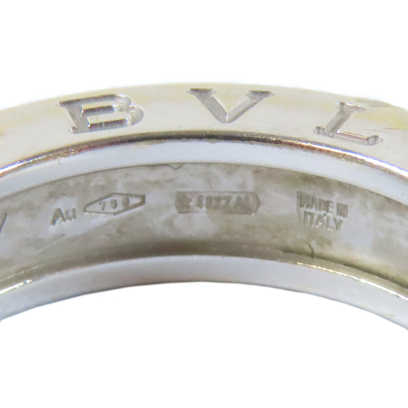 BVLGARI 【激減優惠】18K白金B-zero1 XS戒指US#4