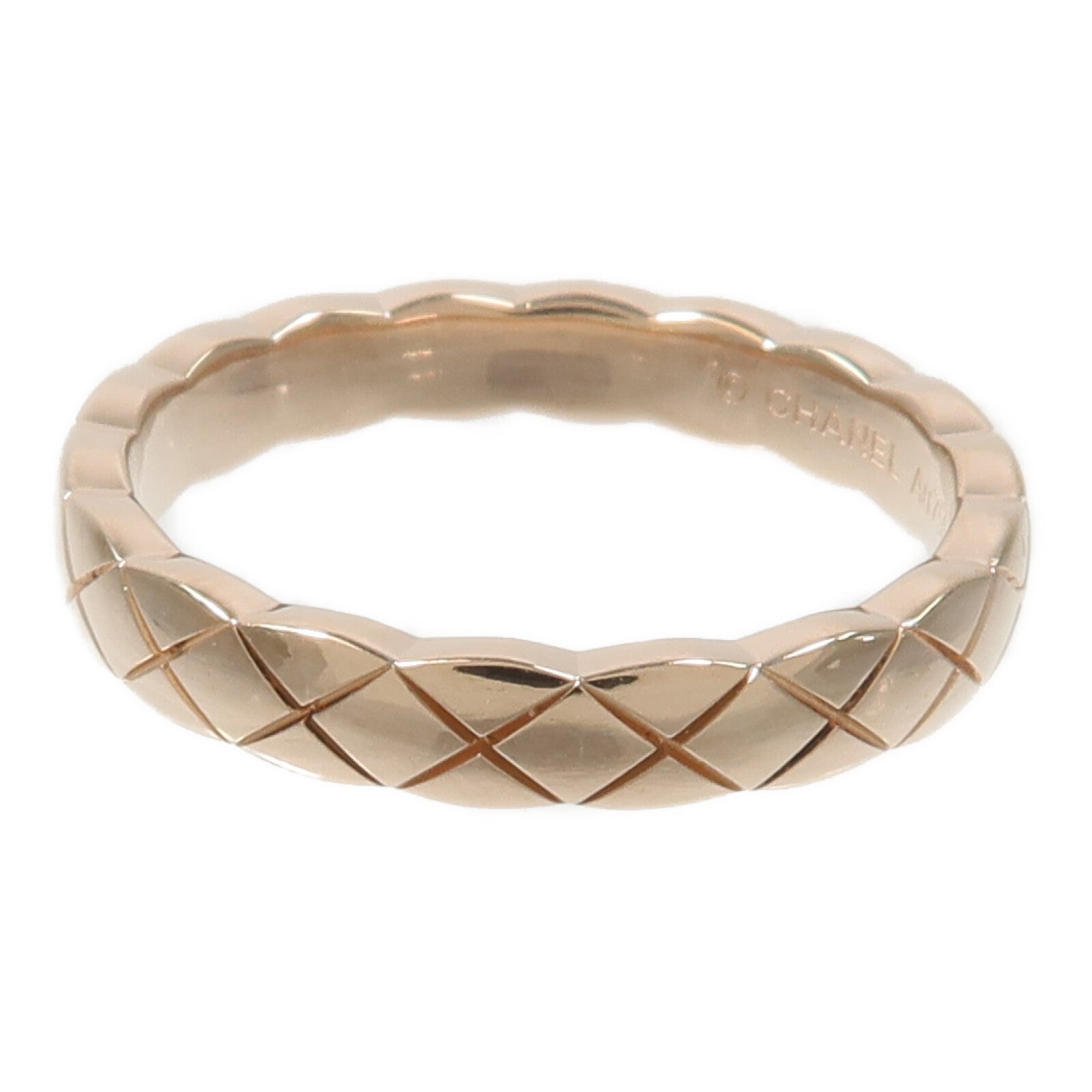 CHANEL 18K玫瑰金Coco Crush Ring戒指