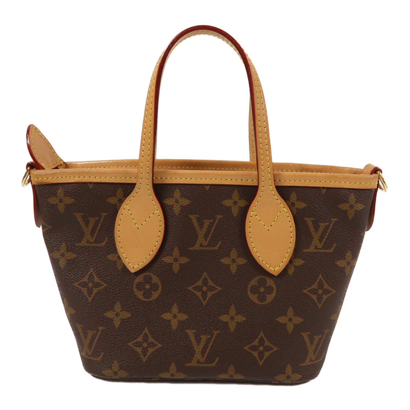 LOUIS VUITTON Monogram Neverfull BB金扣手挽肩背兩用袋