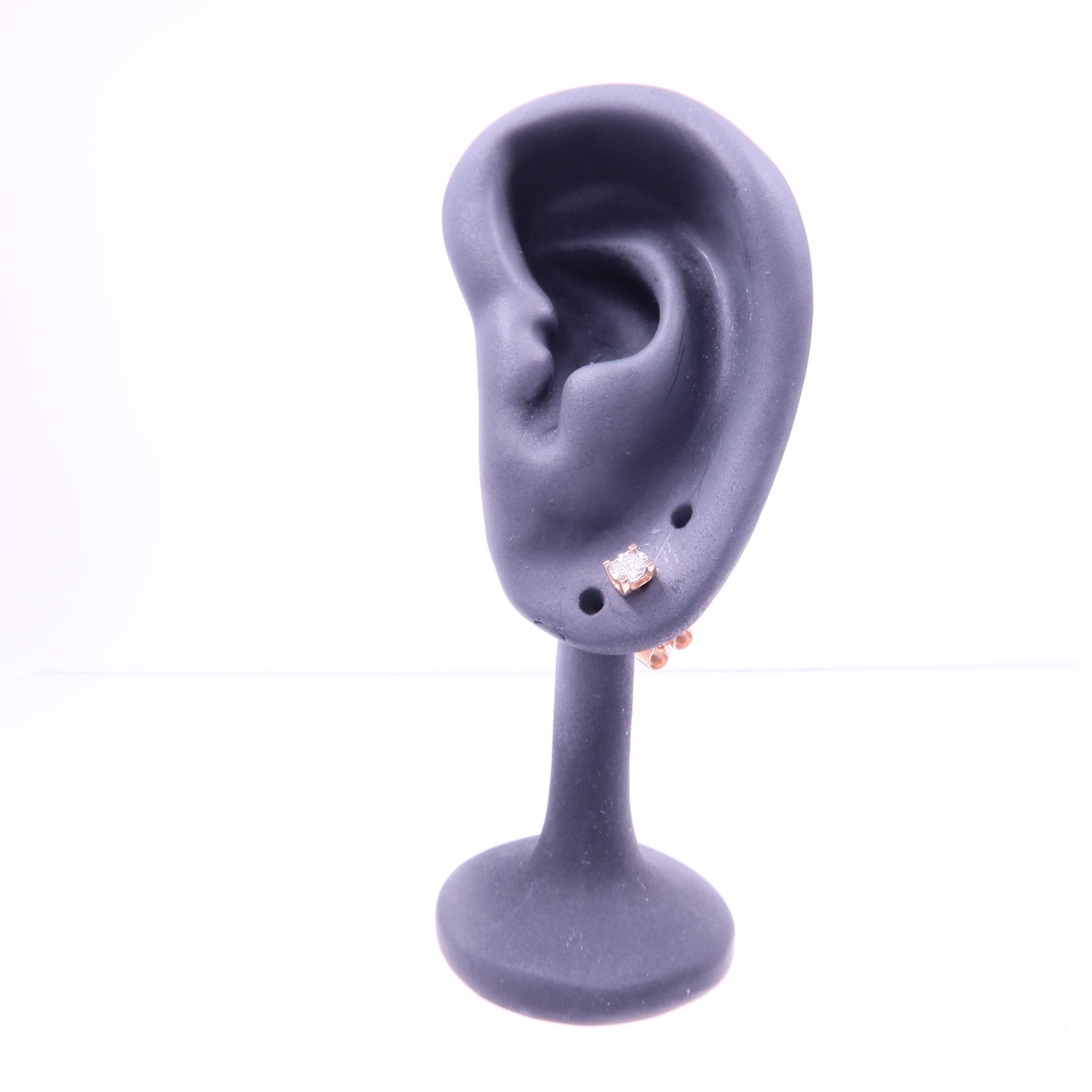 JEWELRY 18K玫瑰金/黃金Diamond Earrings鑽石耳環