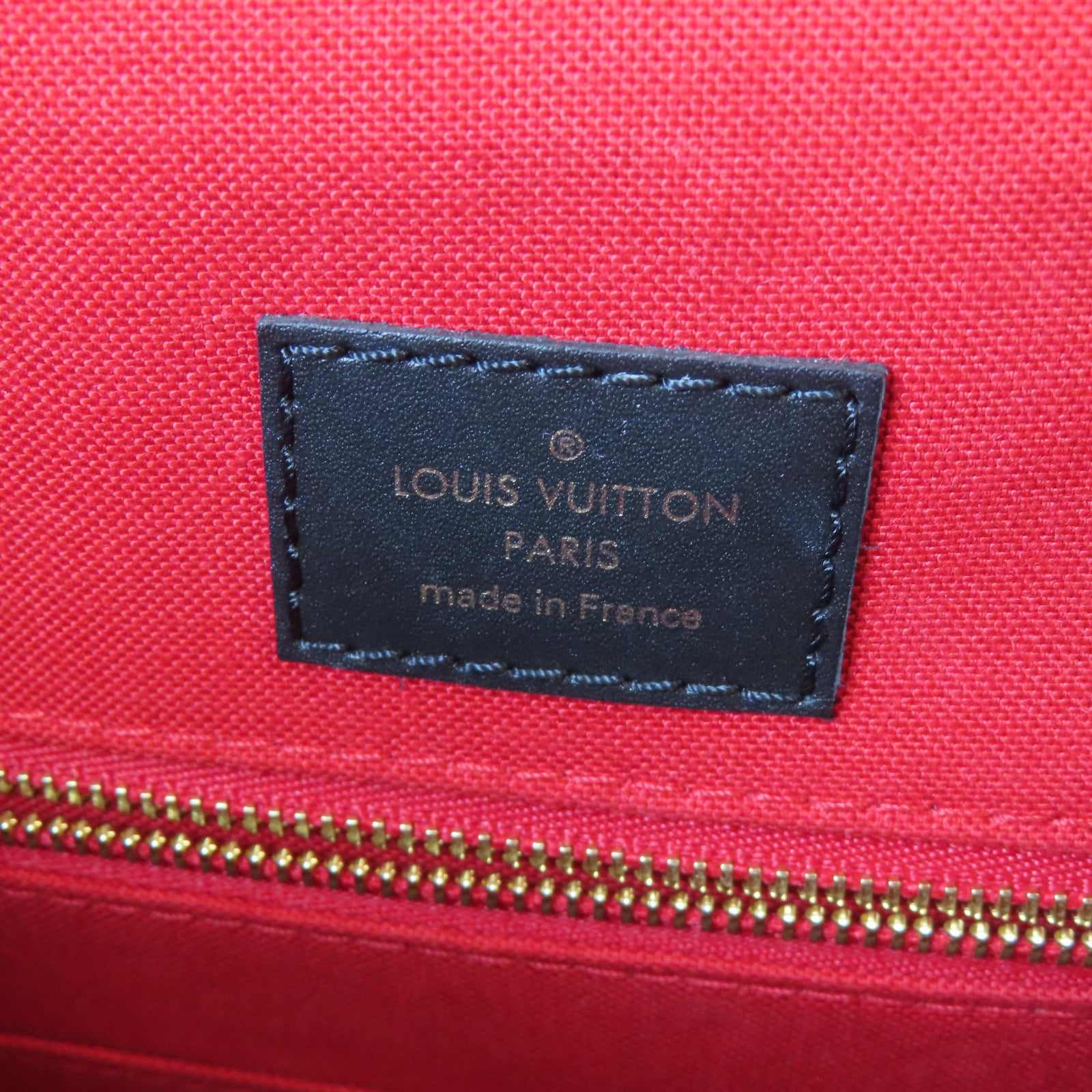 LOUIS VUITTON Monogram Giant On The Go MM金扣手挽肩背兩用袋啡色