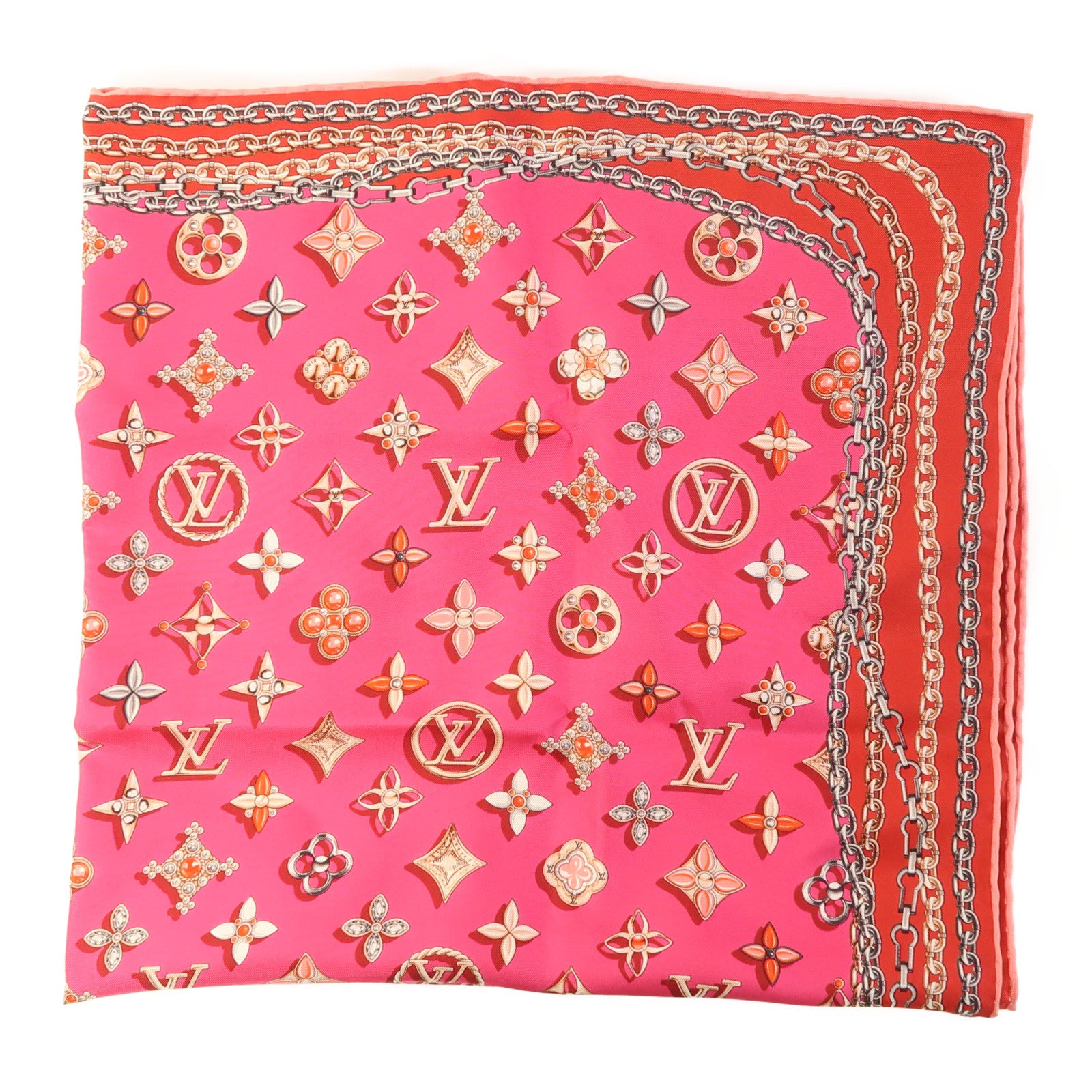 LOUIS VUITTON 絲質Scarf絲巾