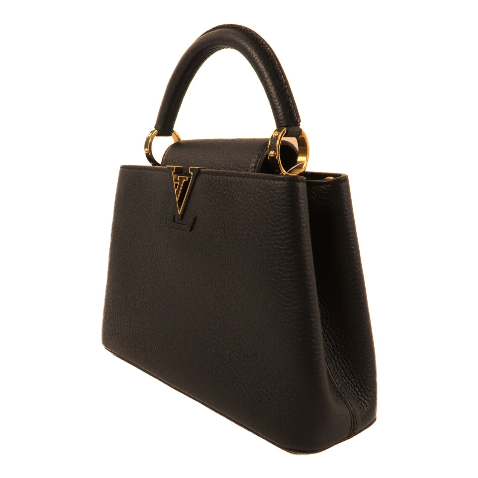LOUIS VUITTON Taurillon Capucines BB手挽肩背兩用袋