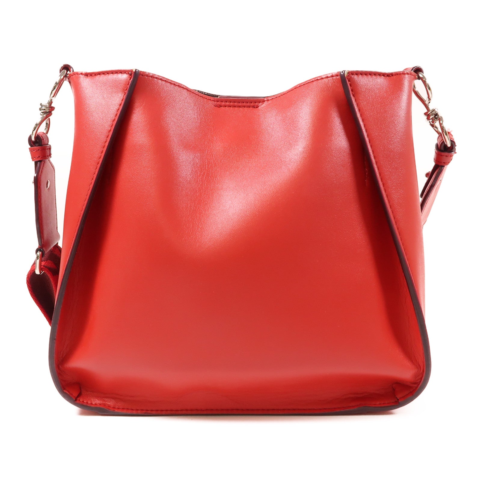 Stella McCartney 皮革Shoulder Bag銀扣肩背袋