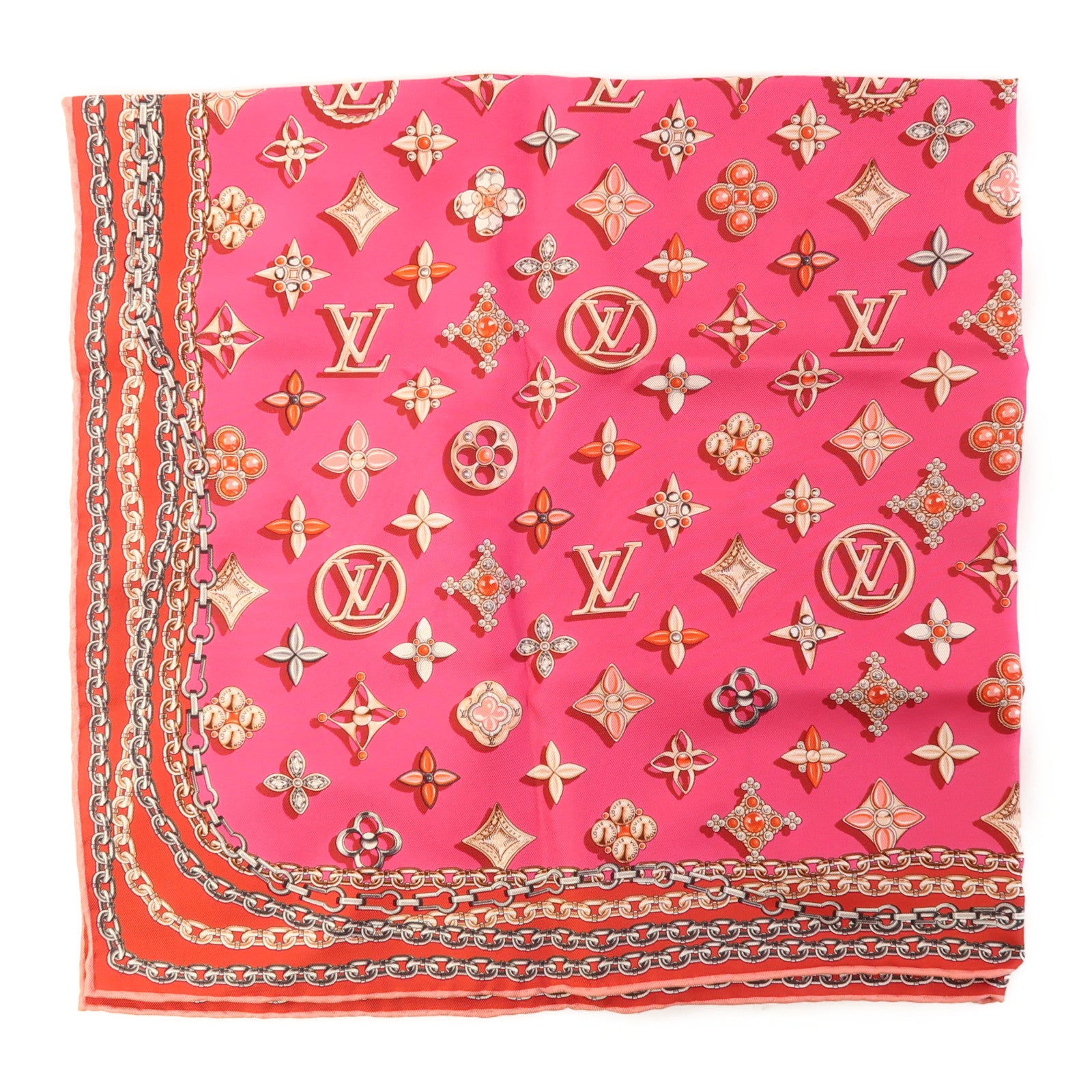 LOUIS VUITTON 絲質Scarf絲巾