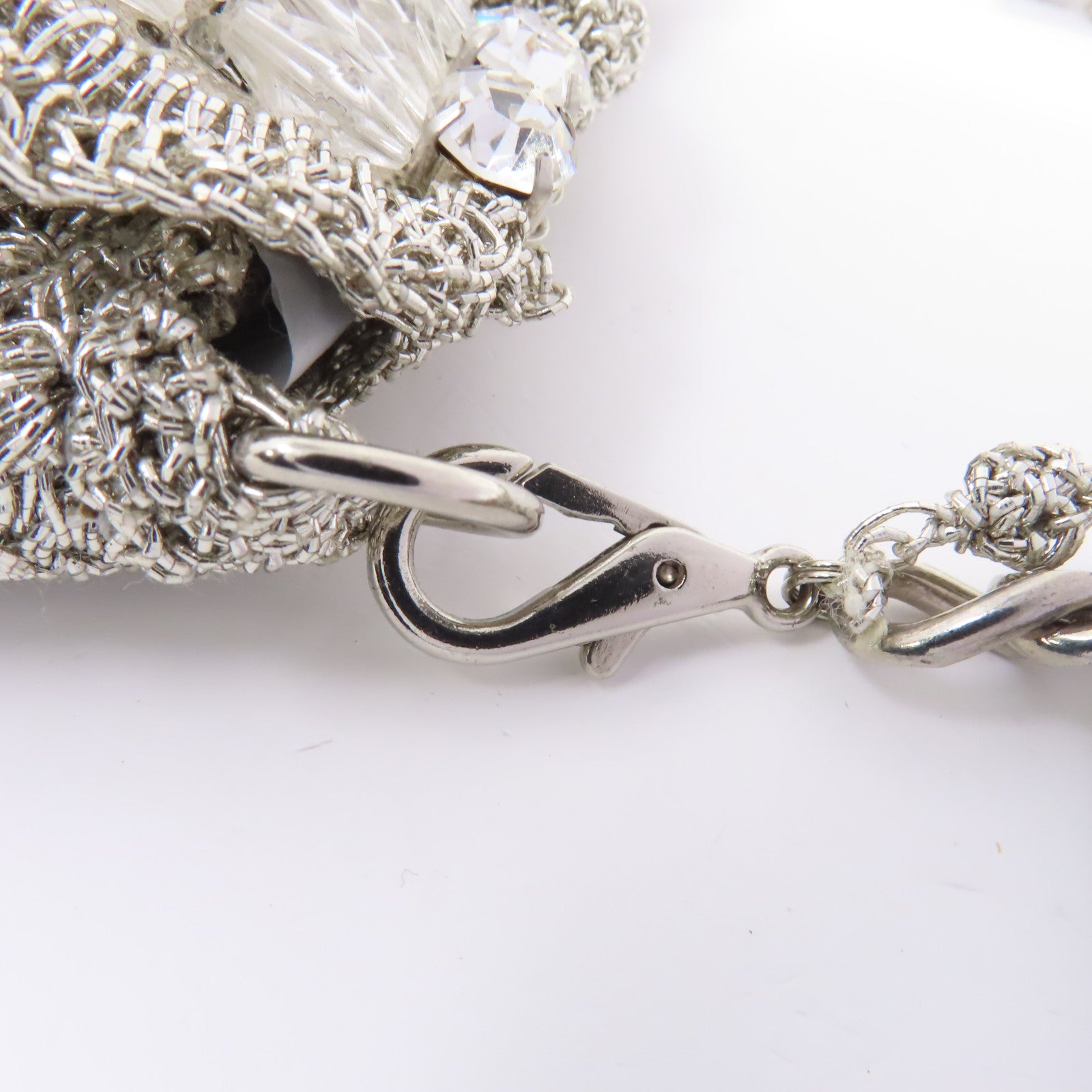 ANTEPRIMA Wire Chain Shoulder Bag銀扣鏈帶肩背袋銀色