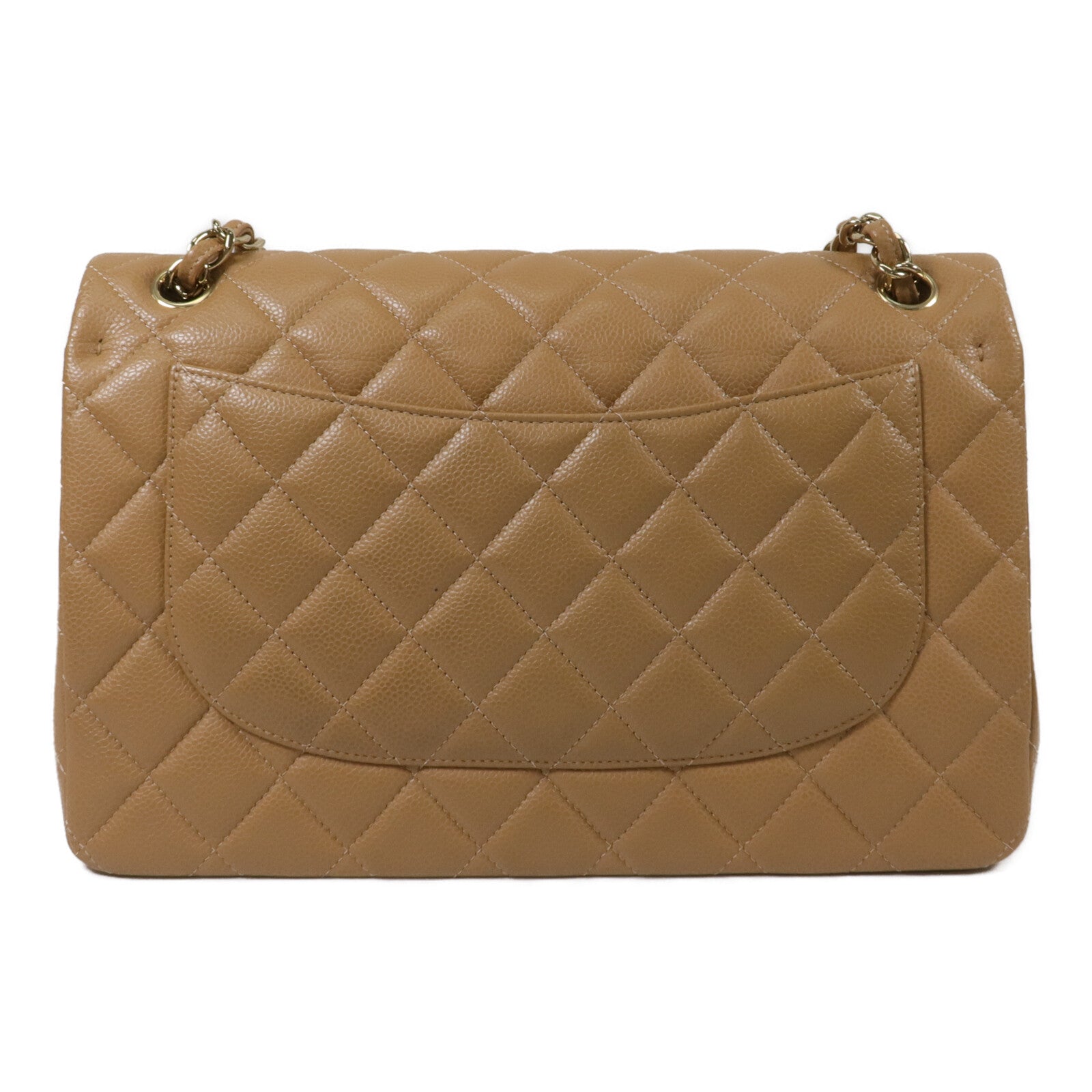 CHANEL 牛皮皮革Large Classic鏈帶肩背袋