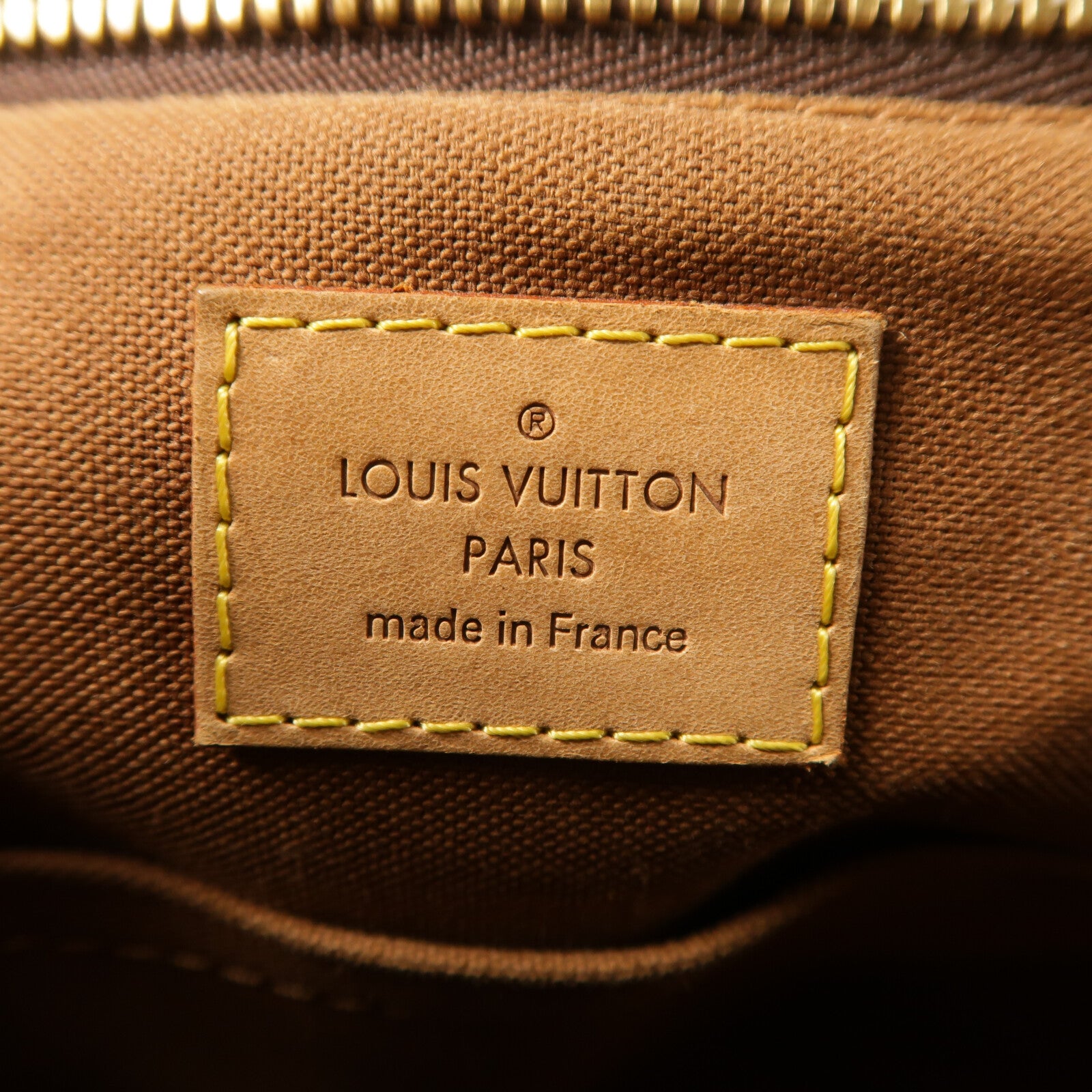 LOUIS VUITTON Monogram Palermo PM金扣手挽肩背兩用袋棕色