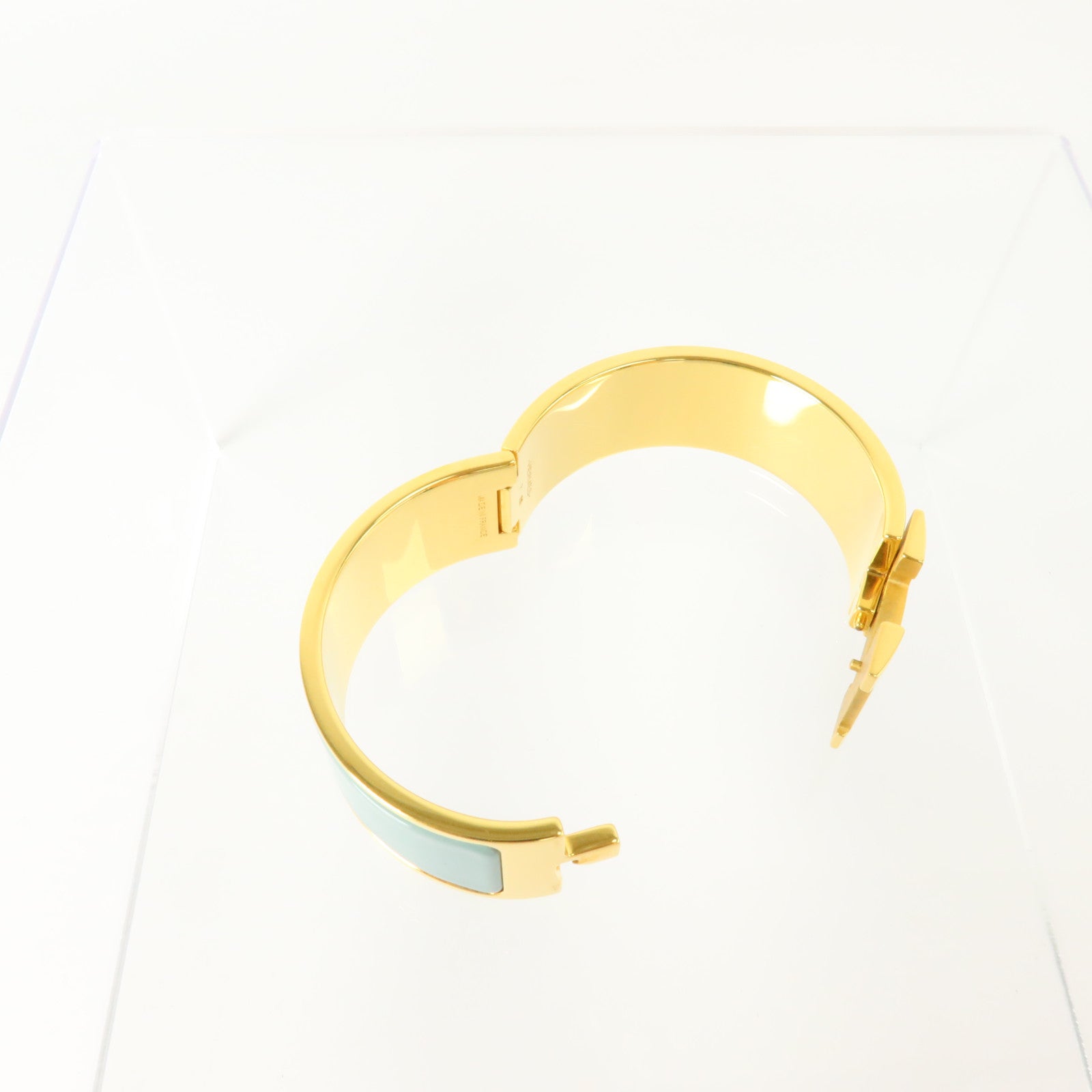 HERMES 金屬/琺瑯Clic Clac H Bracelet金扣手鏈
