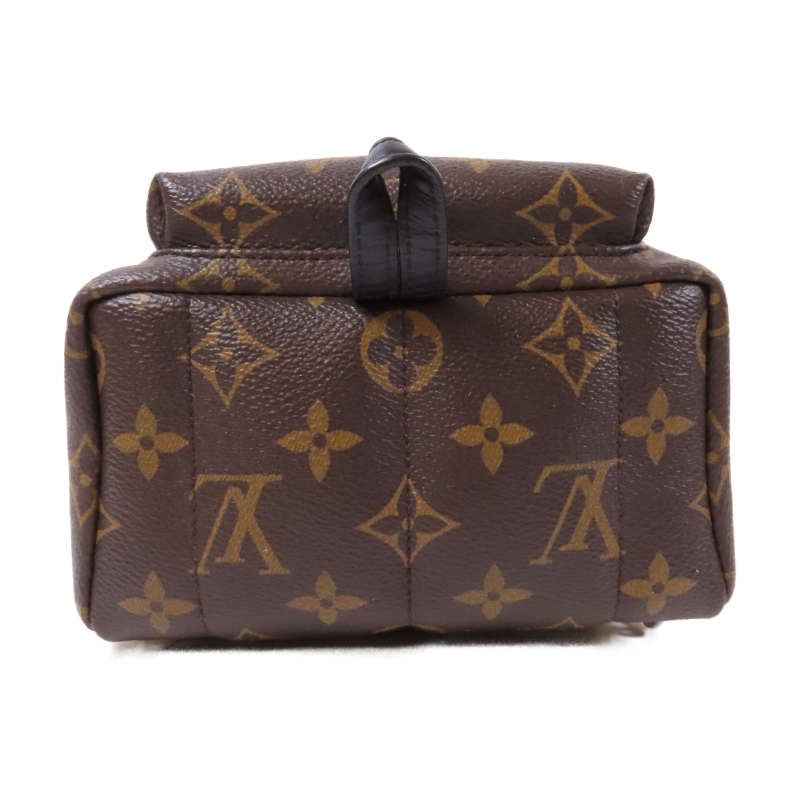 LOUIS VUITTON Monogram Palm Springs金扣背包啡色