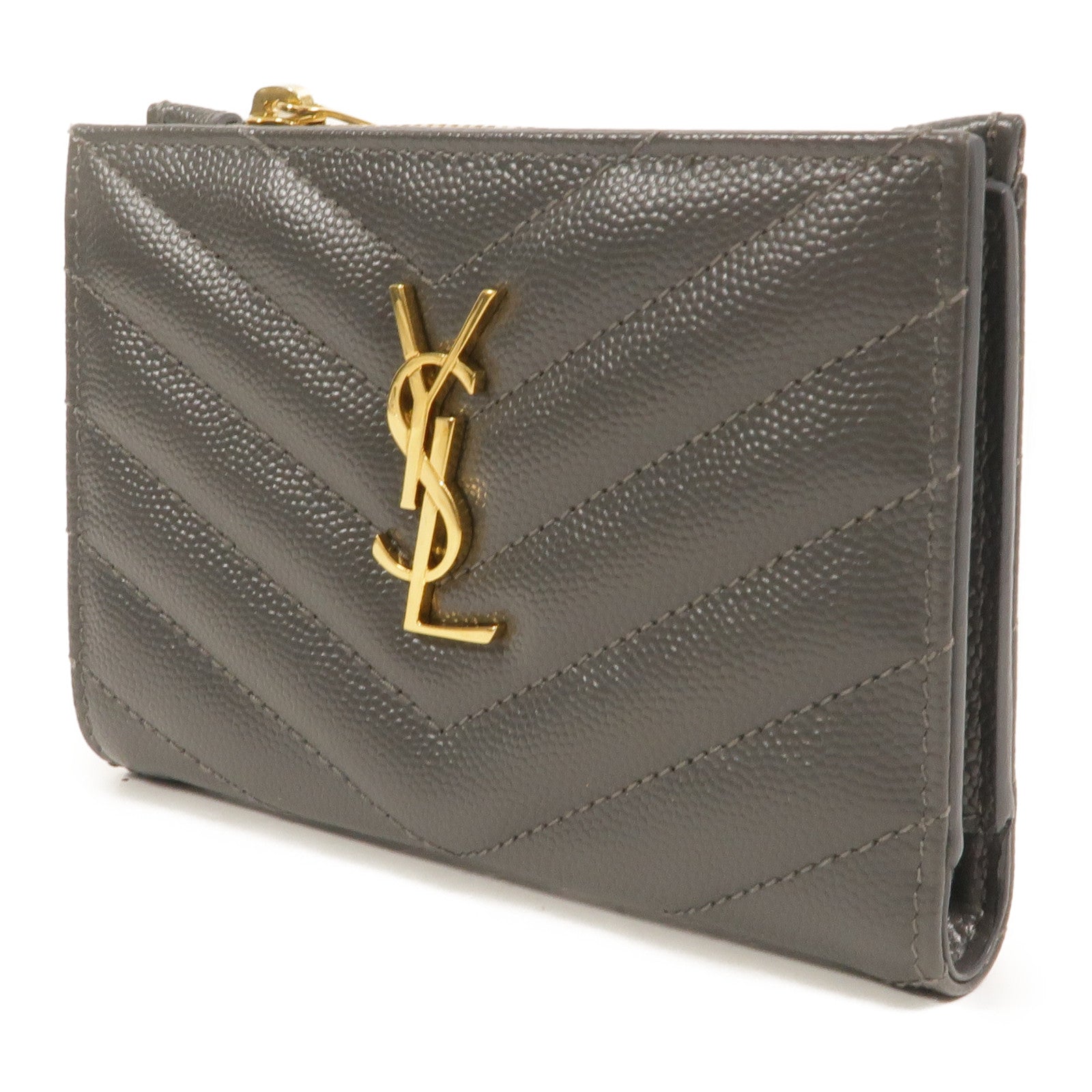 SAINT LAURENT 【激減優惠】牛皮皮革Wallet錢包