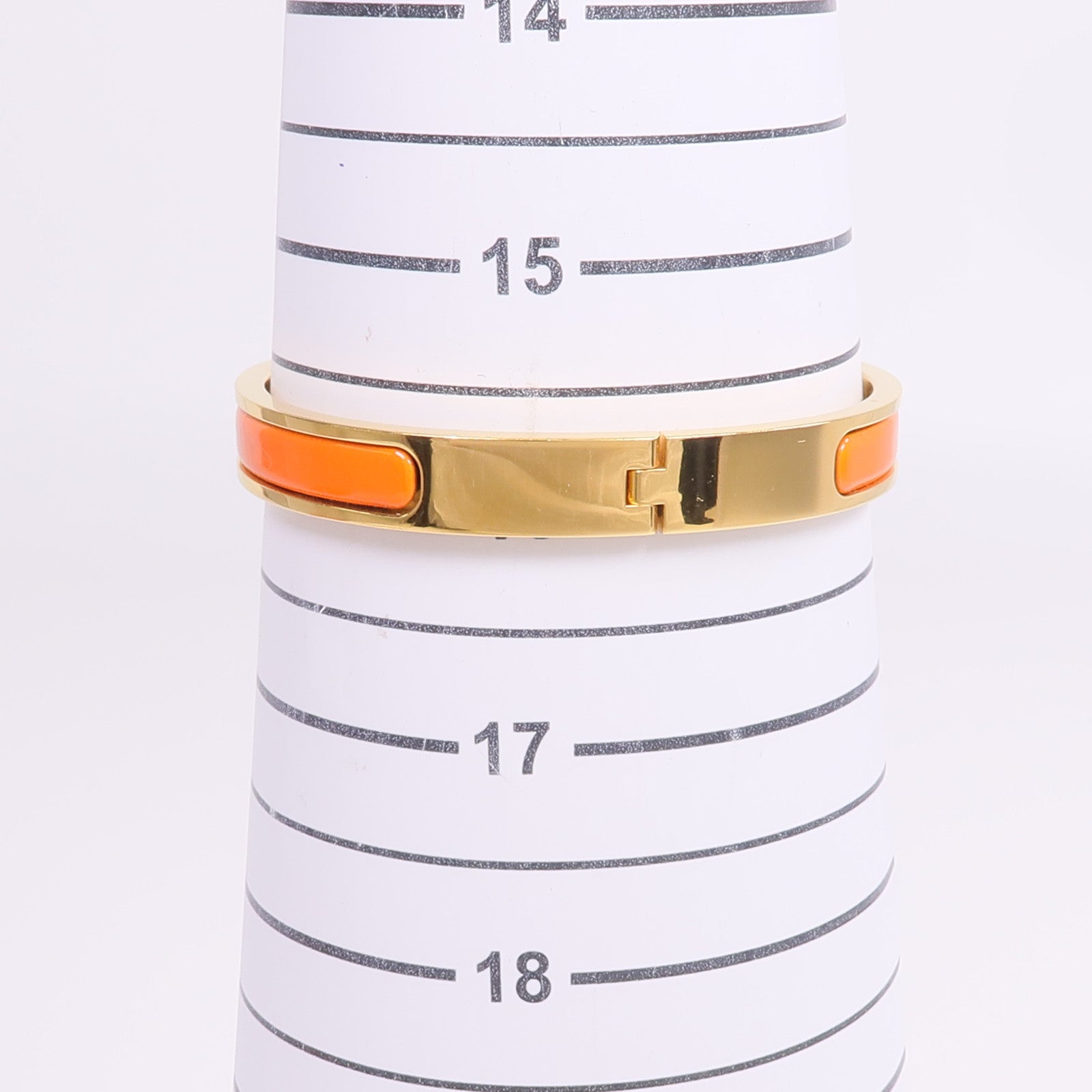 HERMES 金屬/琺瑯Mini Clic Kelly Bracelet手鐲