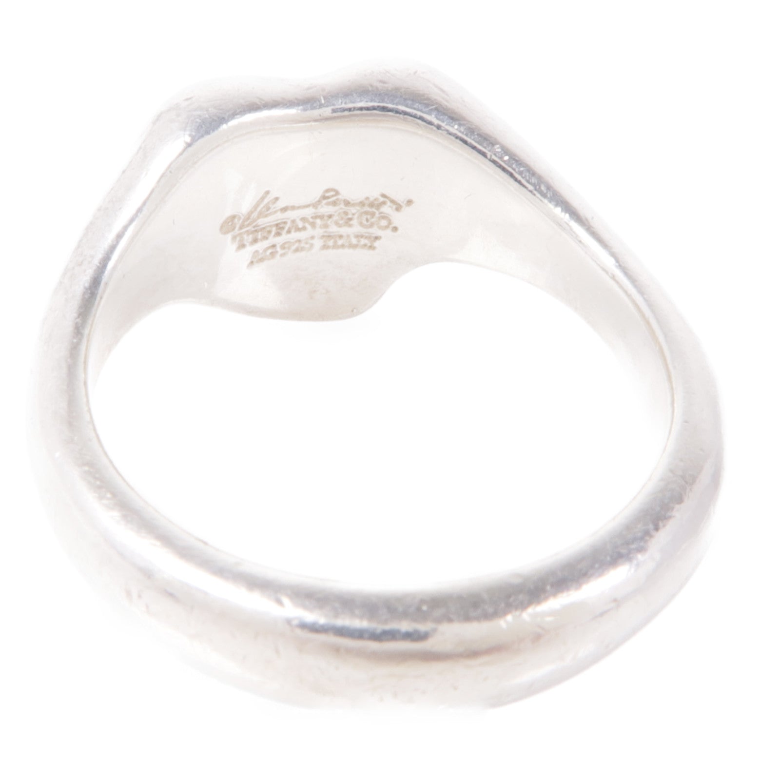 TIFFANY＆CO 925純銀Heart Ring戒指US#6