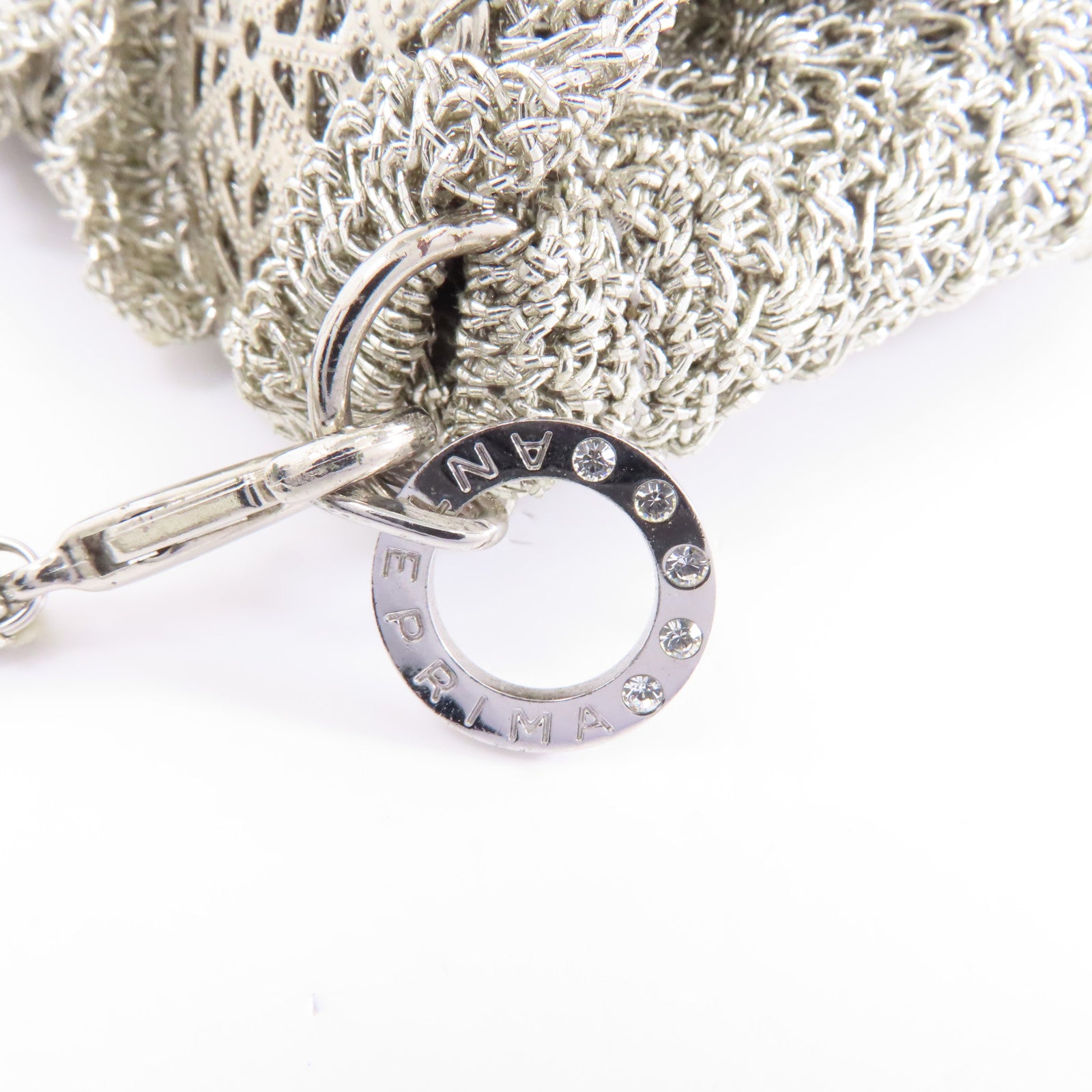 ANTEPRIMA Wire Chain Shoulder Bag銀扣鏈帶肩背袋銀色