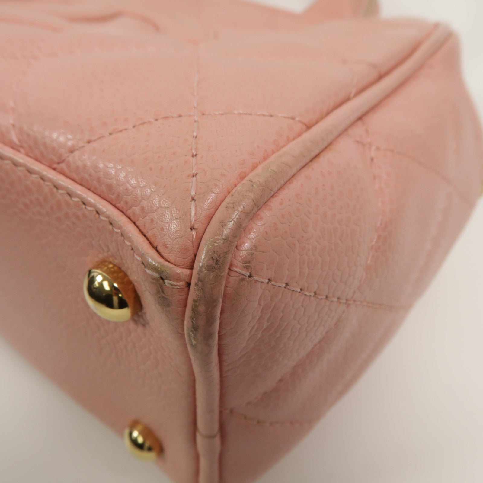 CHANEL 牛皮皮革Vintage Handbag手挽袋