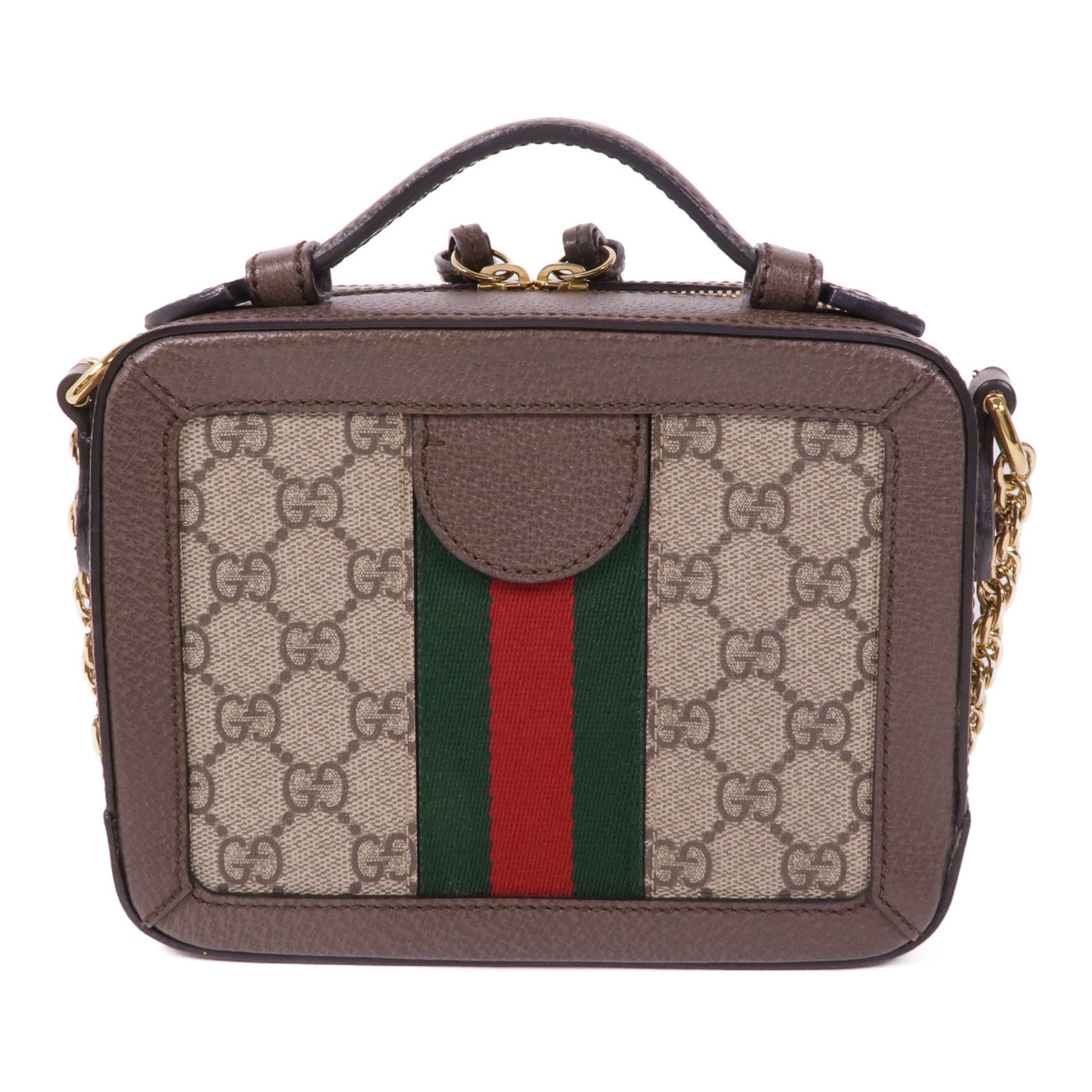 GUCCI 塗層帆布Ophidia GG Mini金扣手挽肩背兩用袋