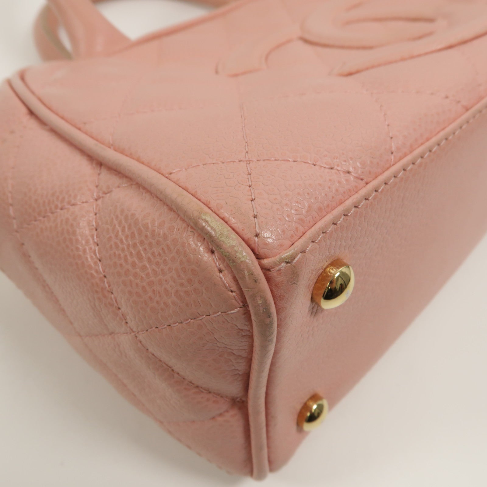 CHANEL 牛皮皮革Vintage Handbag手挽袋