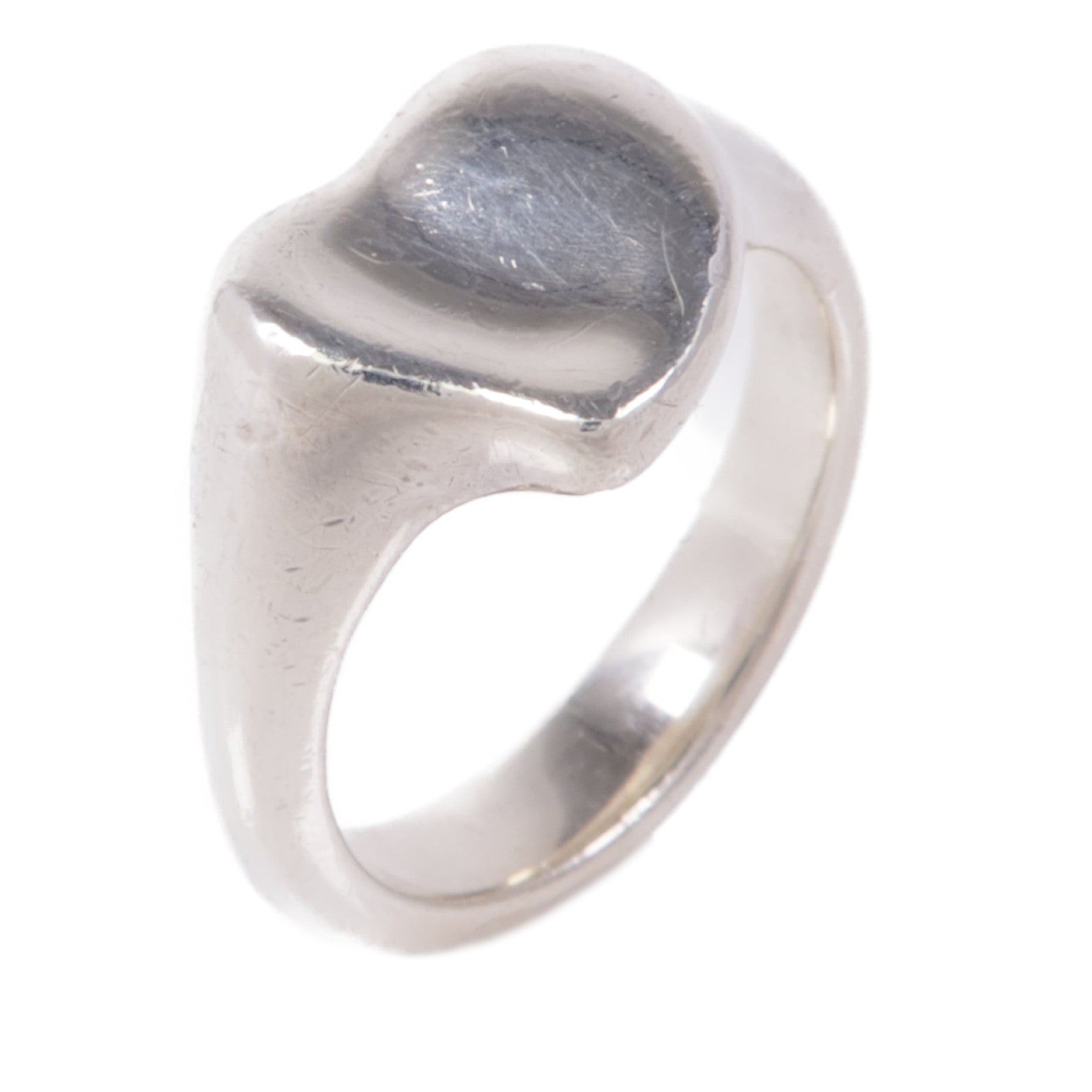 TIFFANY＆CO 925純銀Heart Ring戒指US#6