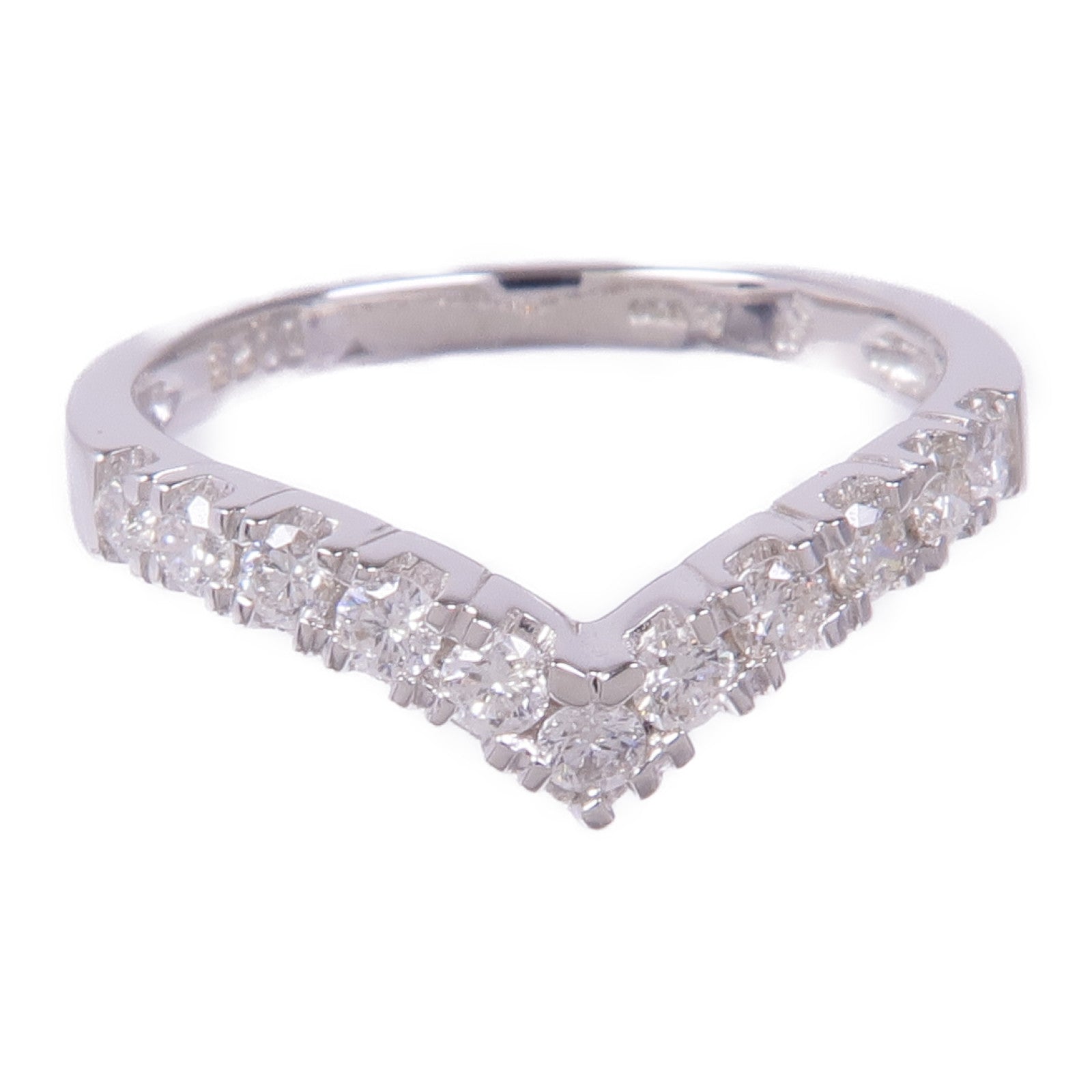 JEWELRY 【激減優惠】18K白金Diamond Ring鑽石戒指US#3.5